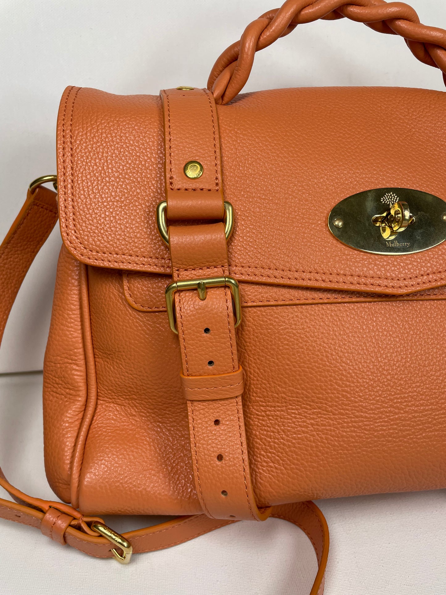 Preloved Mulberry Alexa Satchel Bag, Regular