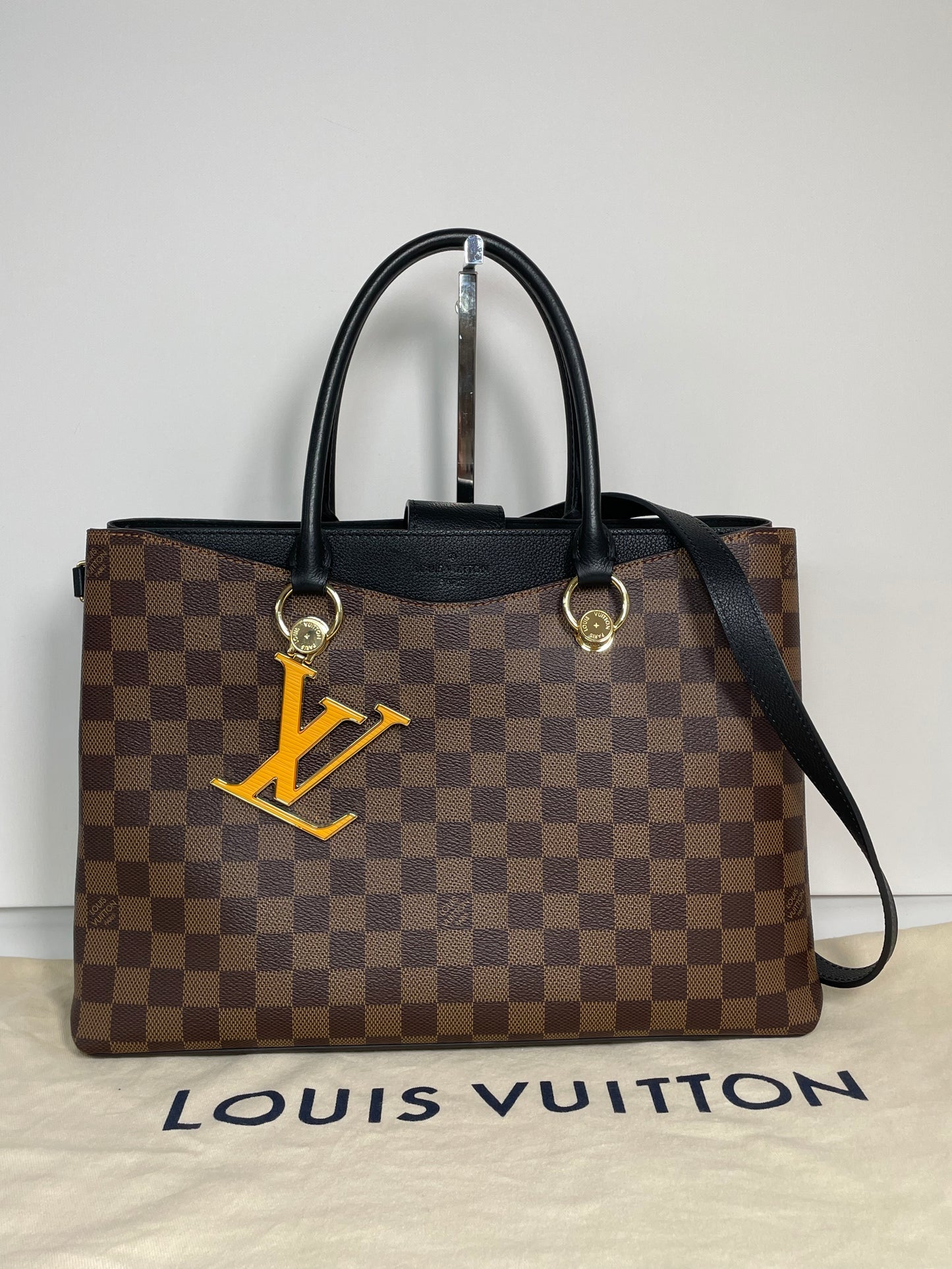 Preloved Louis Vuitton Damier Ebene Riverside Tote Bag