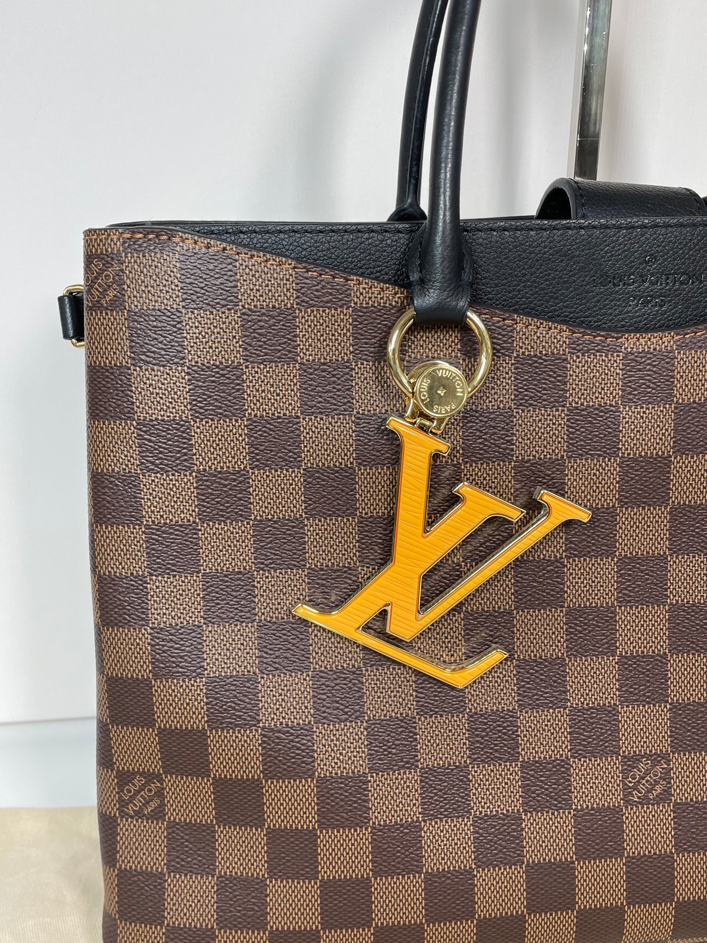 Preloved Louis Vuitton Damier Ebene Riverside Tote Bag