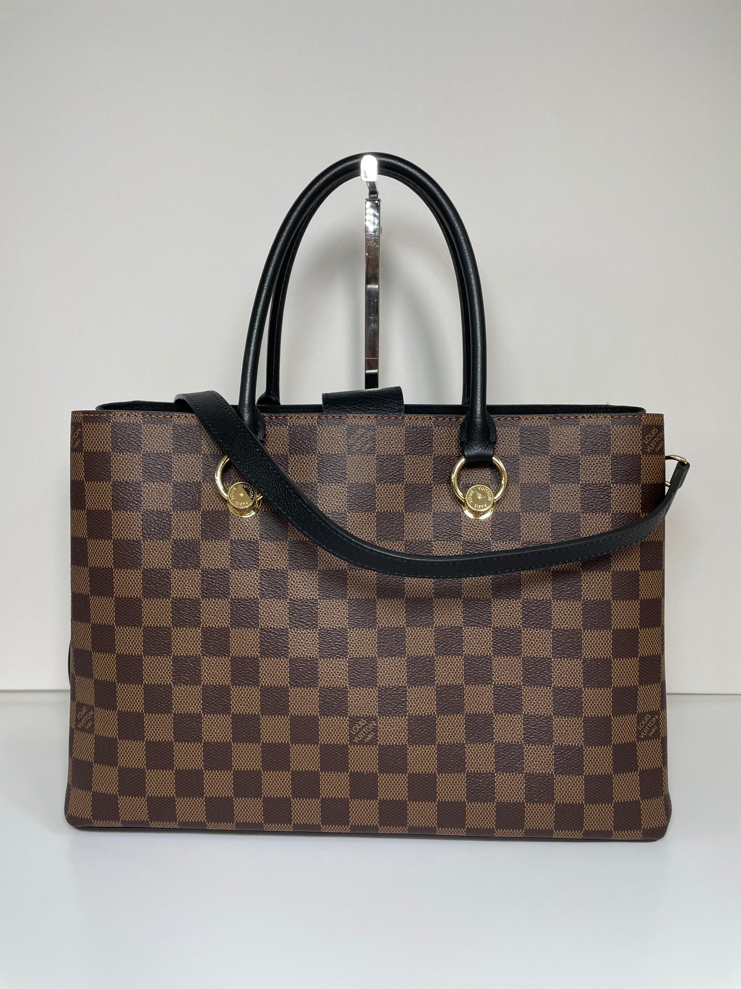 Preloved Louis Vuitton Damier Ebene Riverside Tote Bag