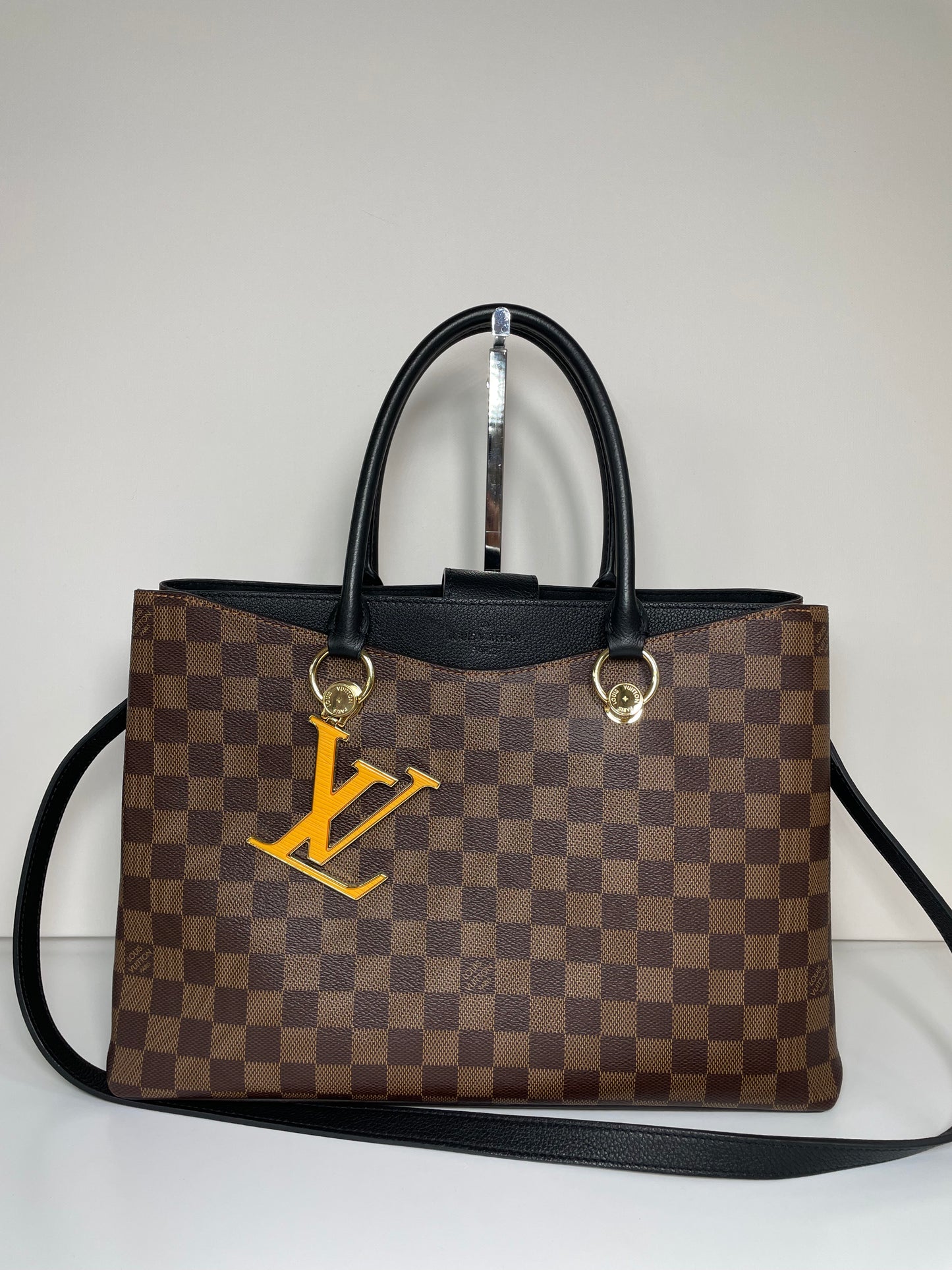 Preloved Louis Vuitton Damier Ebene Riverside Tote Bag