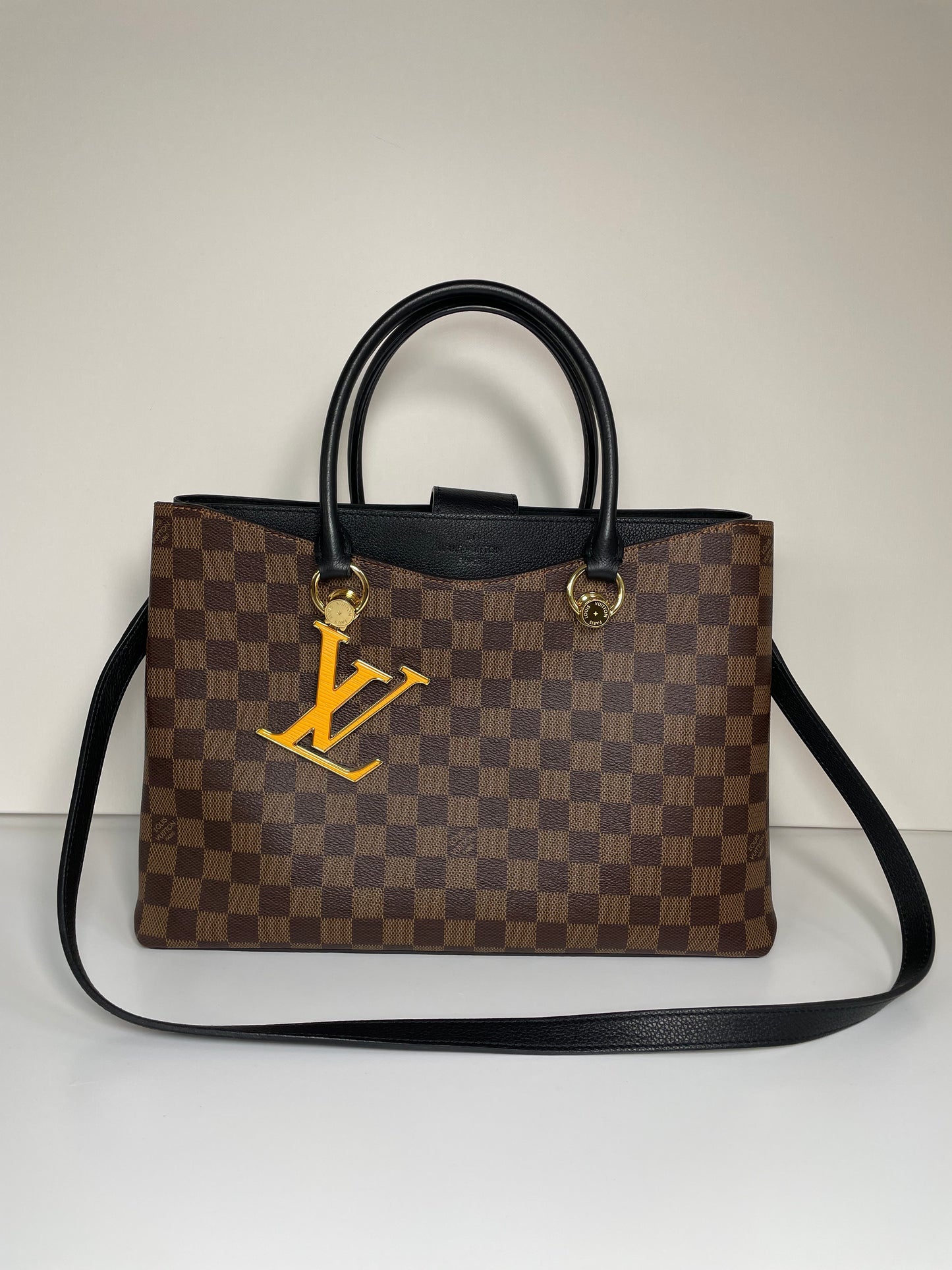 Preloved Louis Vuitton Damier Ebene Riverside Tote Bag