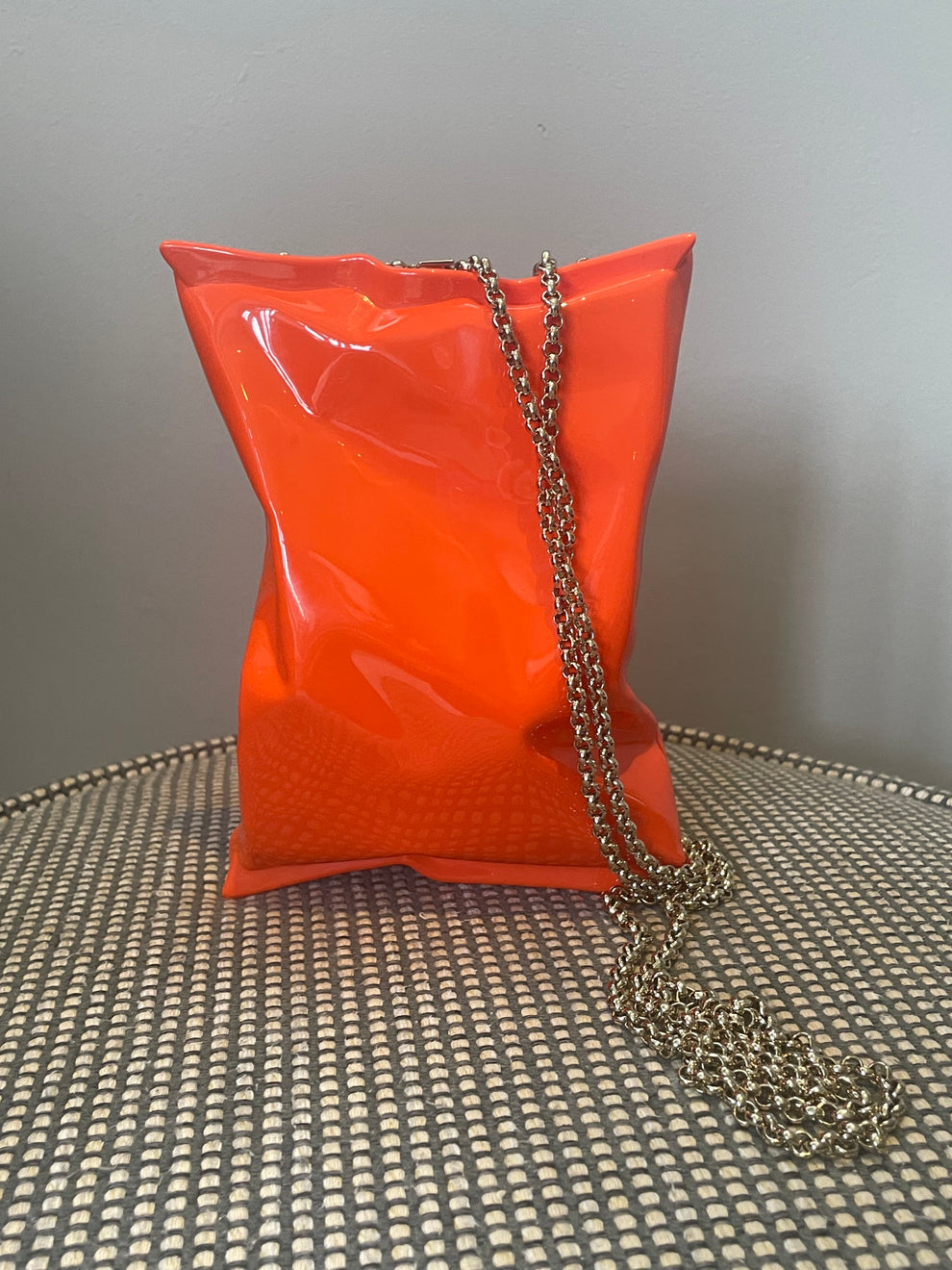 Preloved Anya Hindmarch Crisp Packet Shoulder / Clutch bag Carry Kind