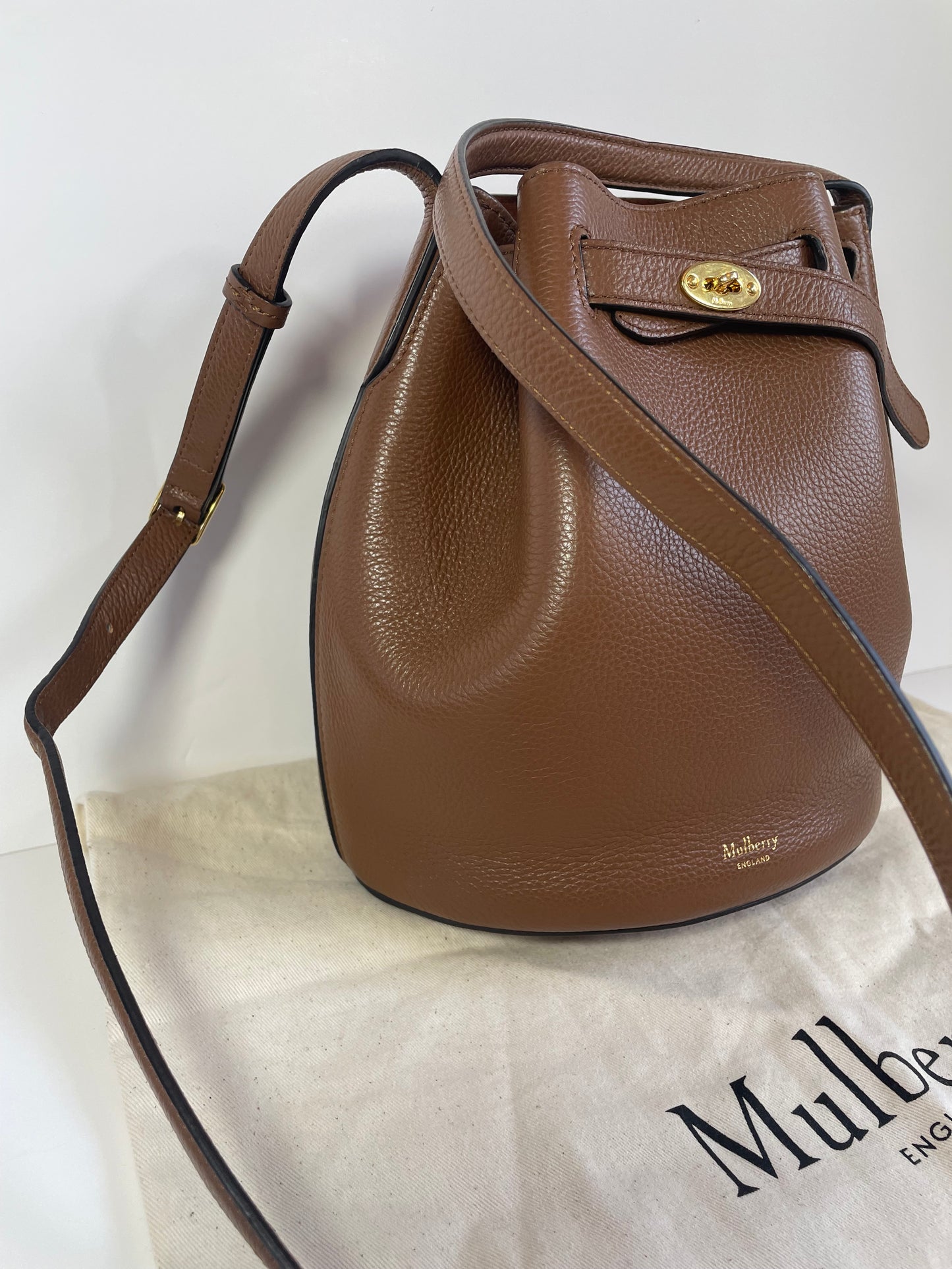 Preloved Mulberry Abbey Bucket Bag with Purse, Small