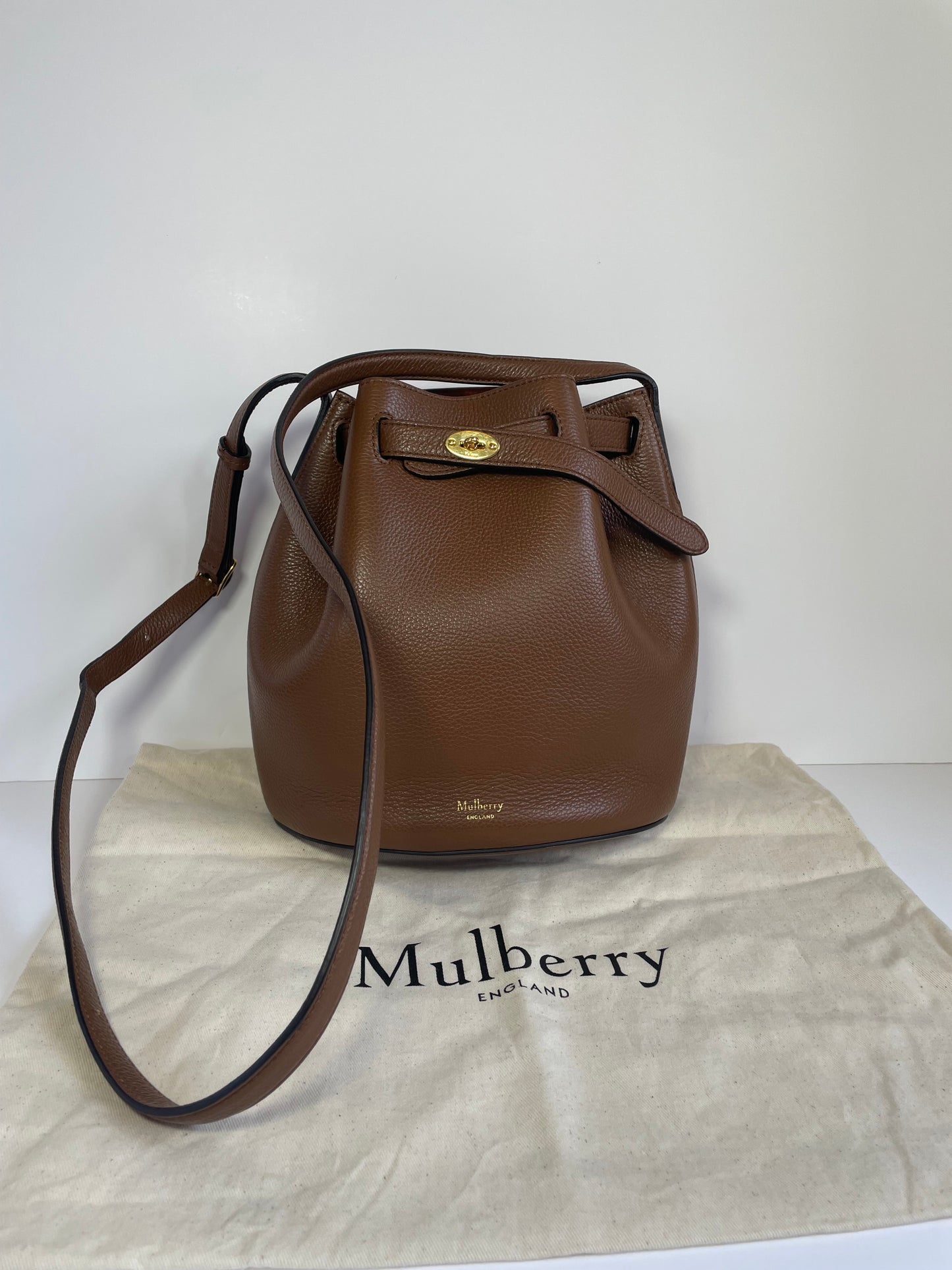 Preloved Mulberry Abbey Bucket Bag with Purse, Small