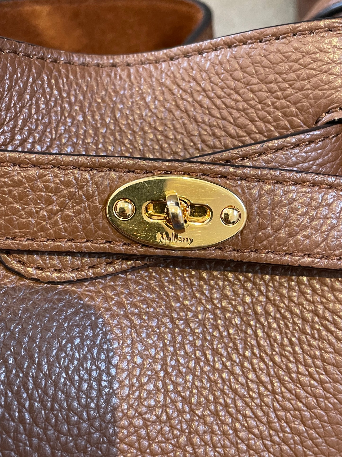 Preloved Mulberry Abbey Bucket Bag with Purse, Small