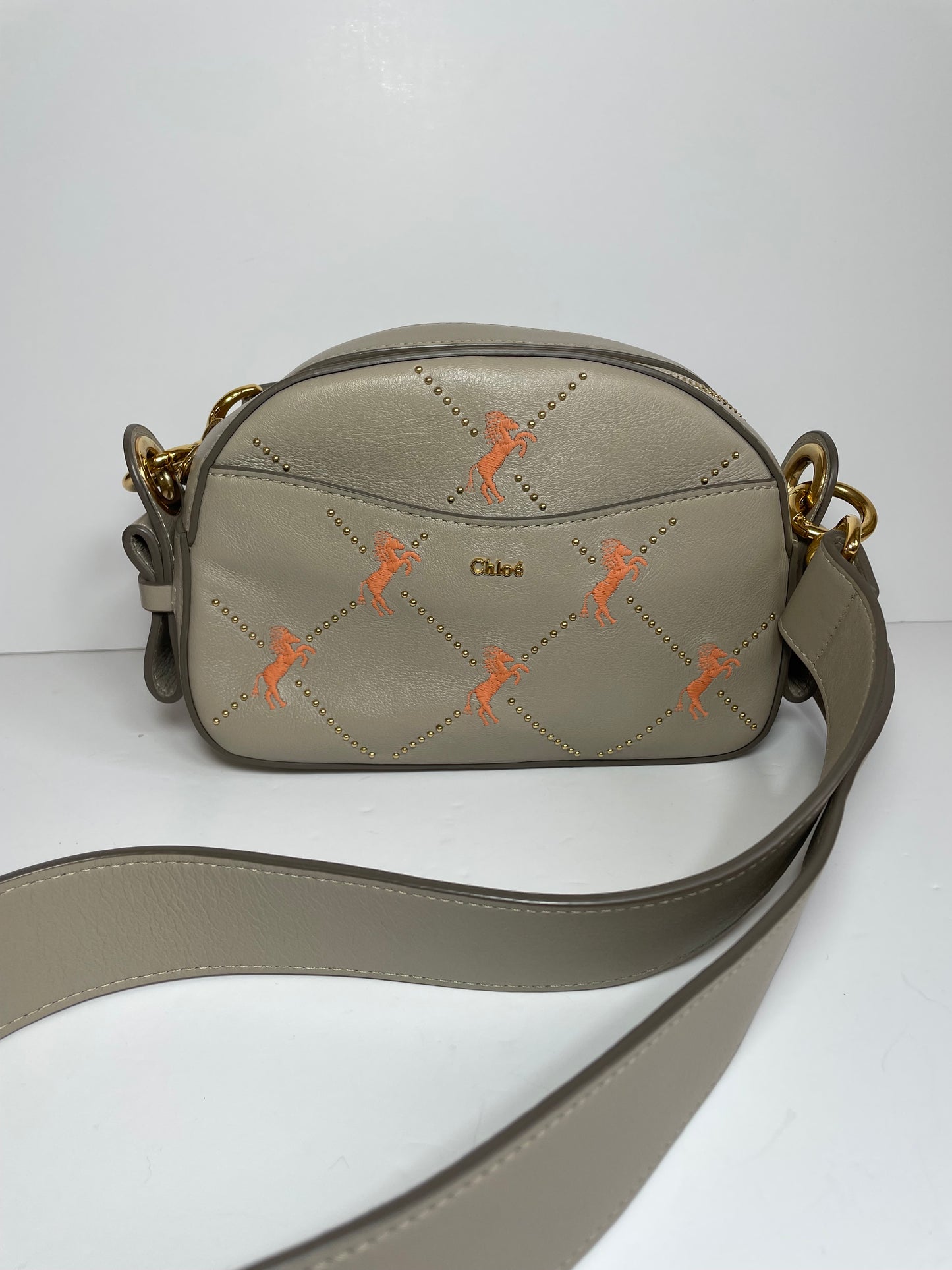 Preloved Chloe Galloping Horse Crossbody Bag