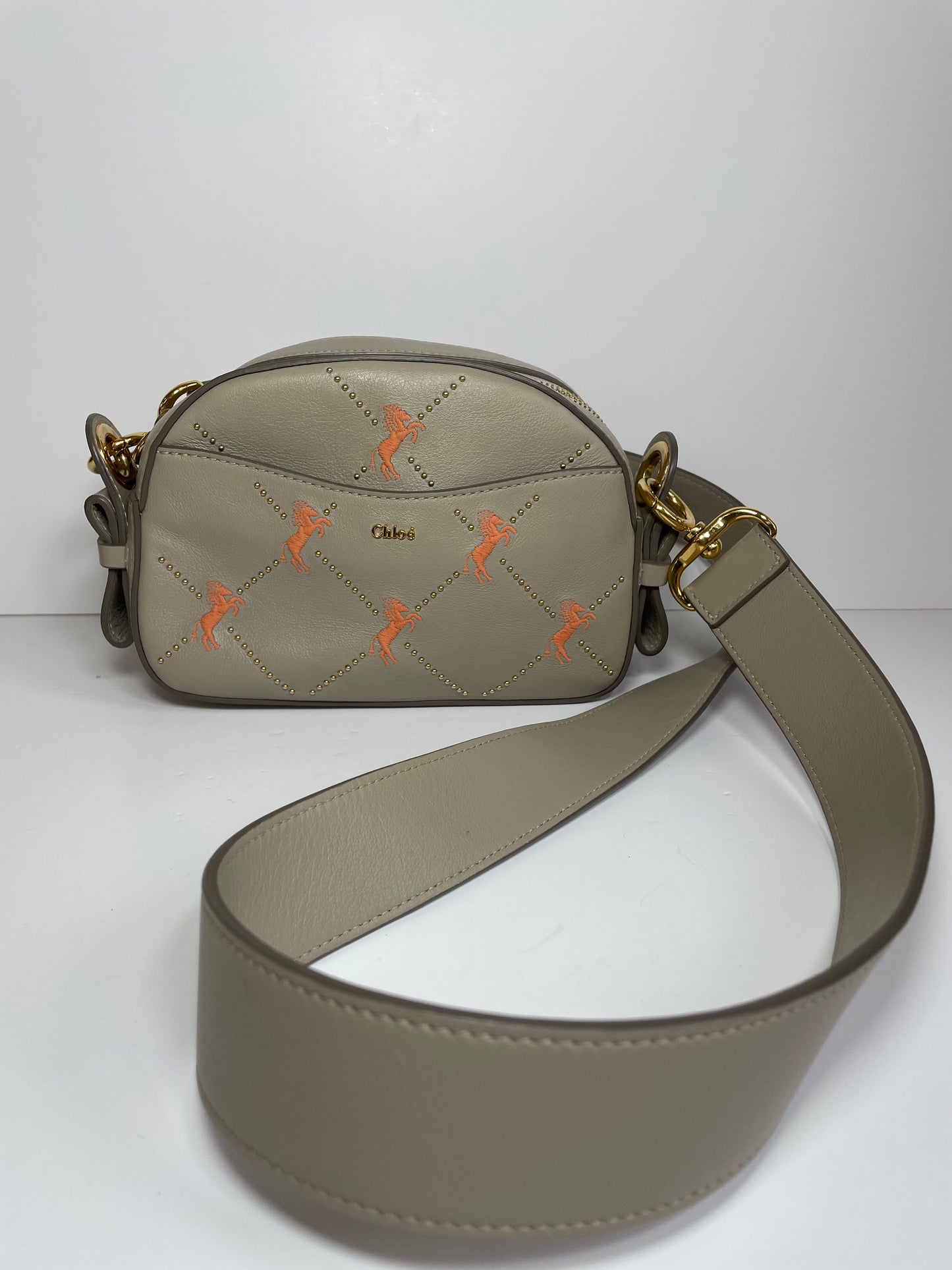 Preloved Chloe Galloping Horse Crossbody Bag