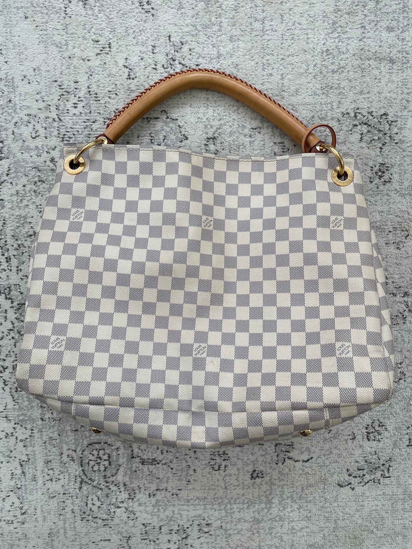 Preloved Louis Vuitton Damier Azur Artsy Hobo Bag, MM