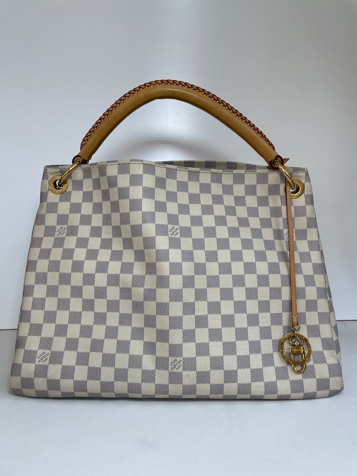 Preloved Louis Vuitton Damier Azur Artsy Hobo Bag, MM