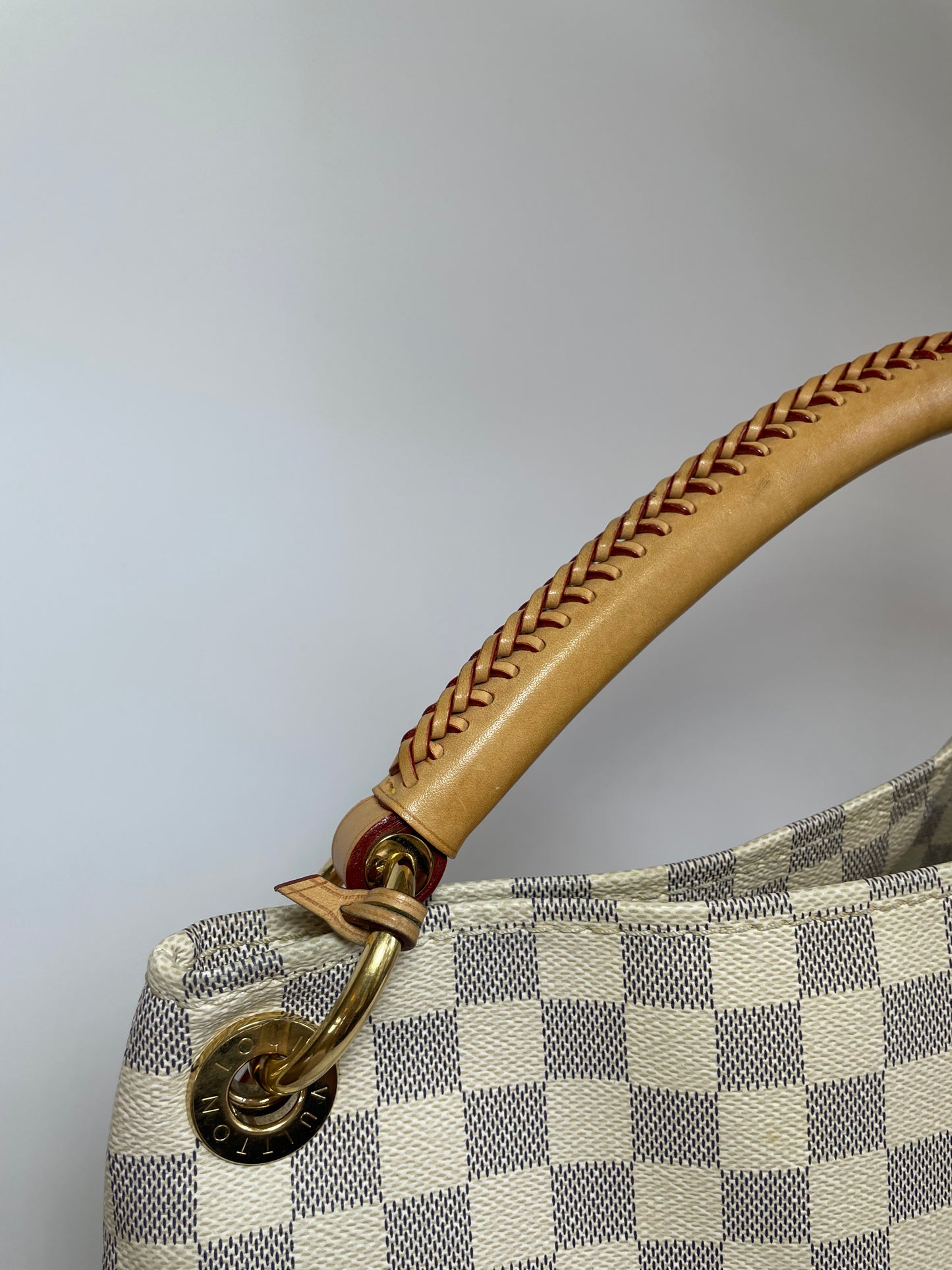 Preloved Louis Vuitton Damier Azur Artsy Hobo Bag, MM