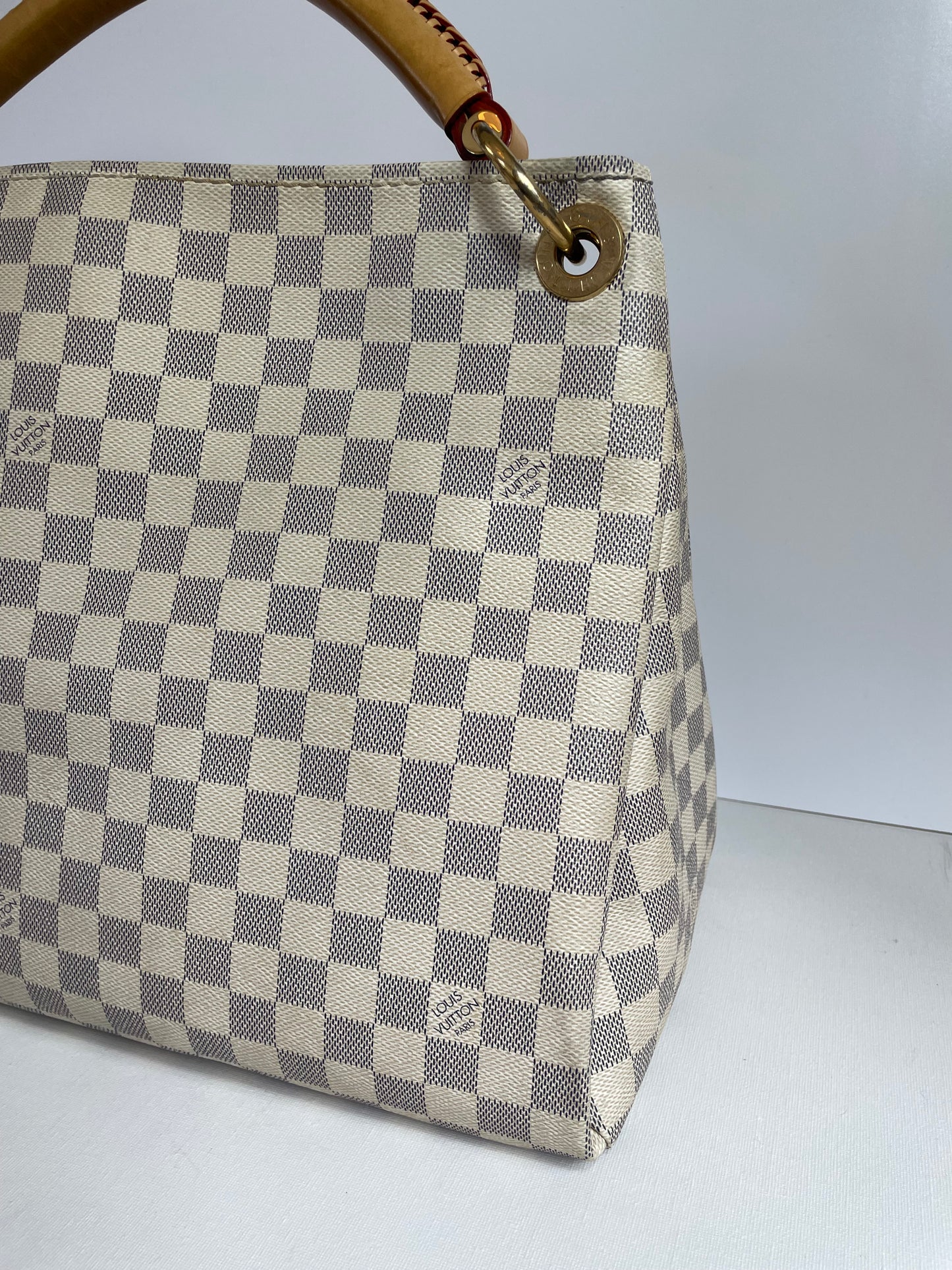 Preloved Louis Vuitton Damier Azur Artsy Hobo Bag, MM