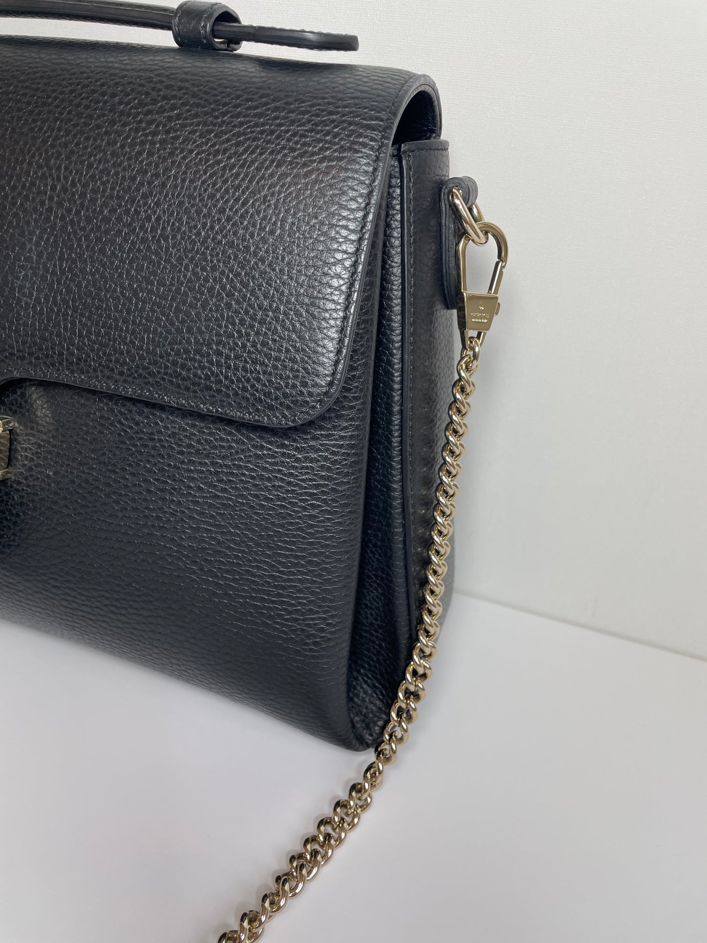 Preloved Gucci Dollar Interlocking Top Handled Shoulder Bag, Large