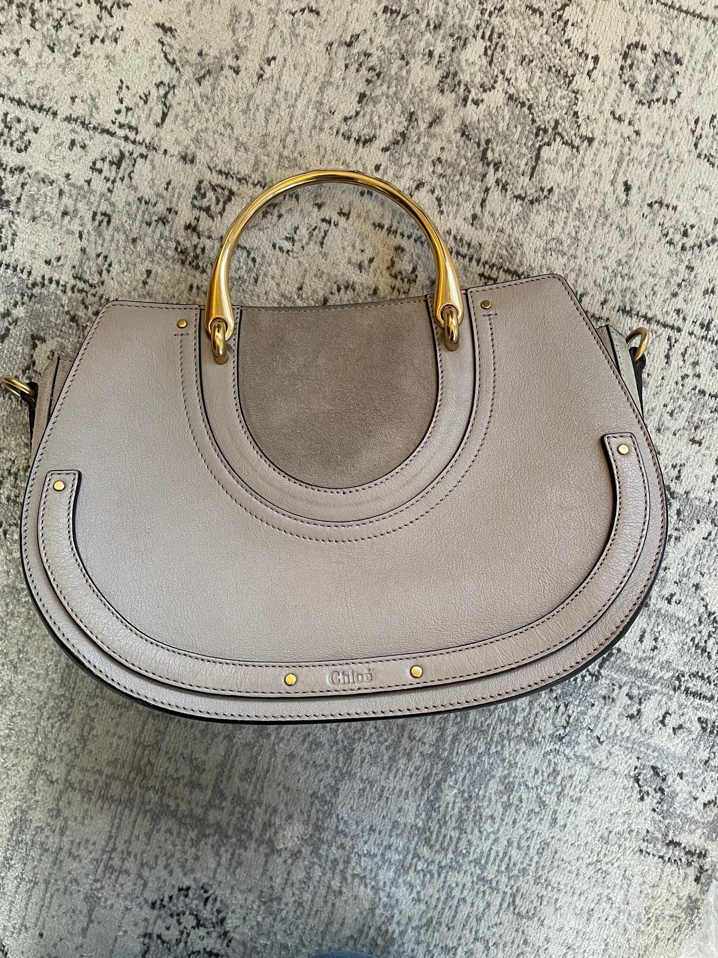 Preloved Chloe Pixie Top Handle Bag with Long Strap, Medium