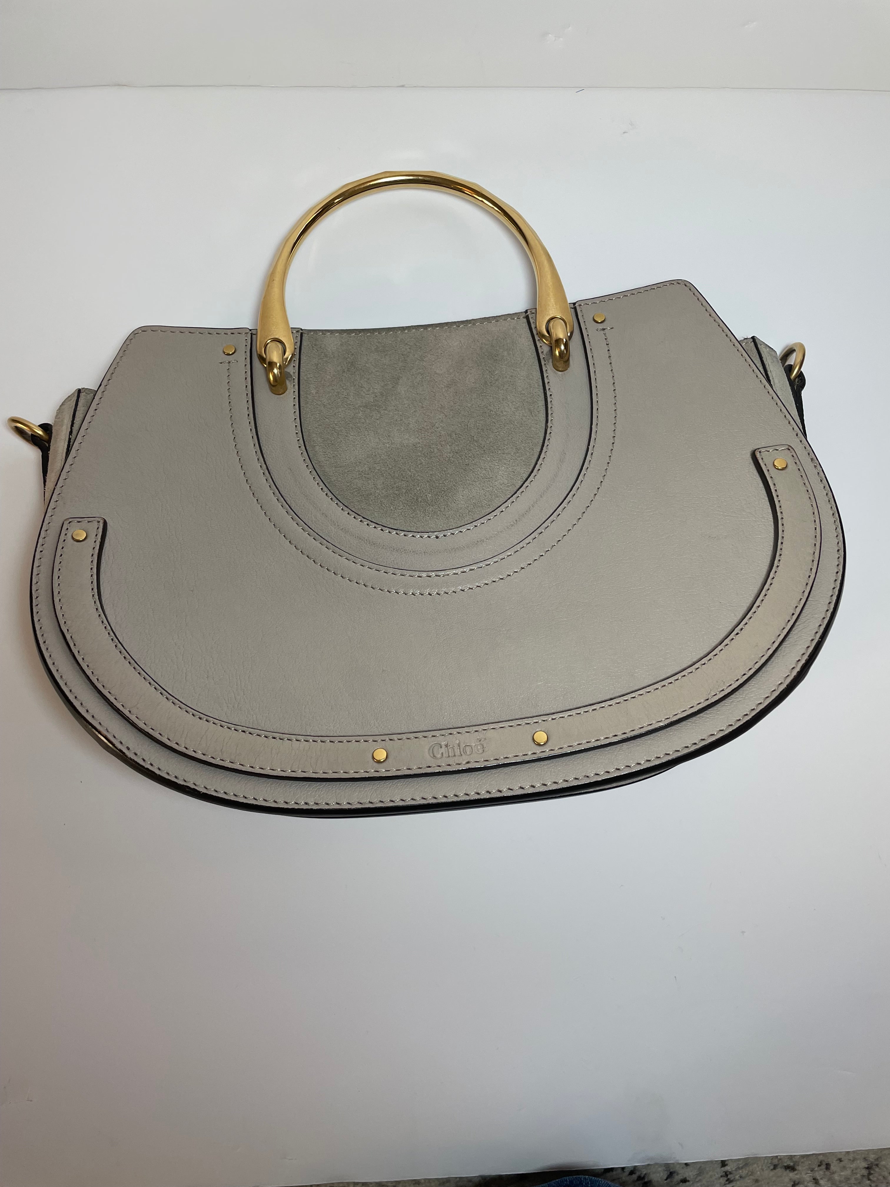 Preloved Chloe Pixie Top Handle Bag with Long Strap Medium Carry Kind