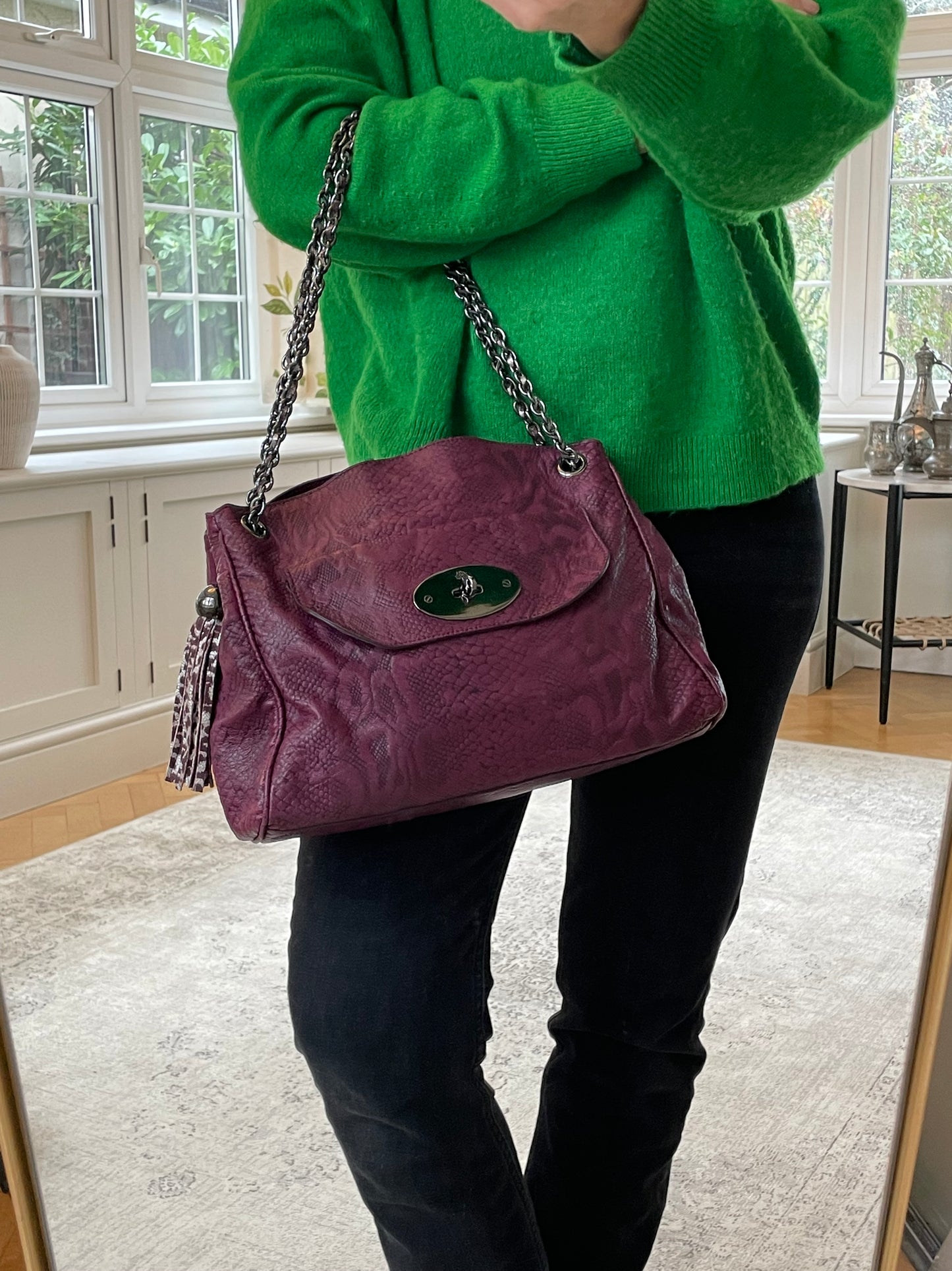 Preloved Mulberry Cory Shoulder Bag