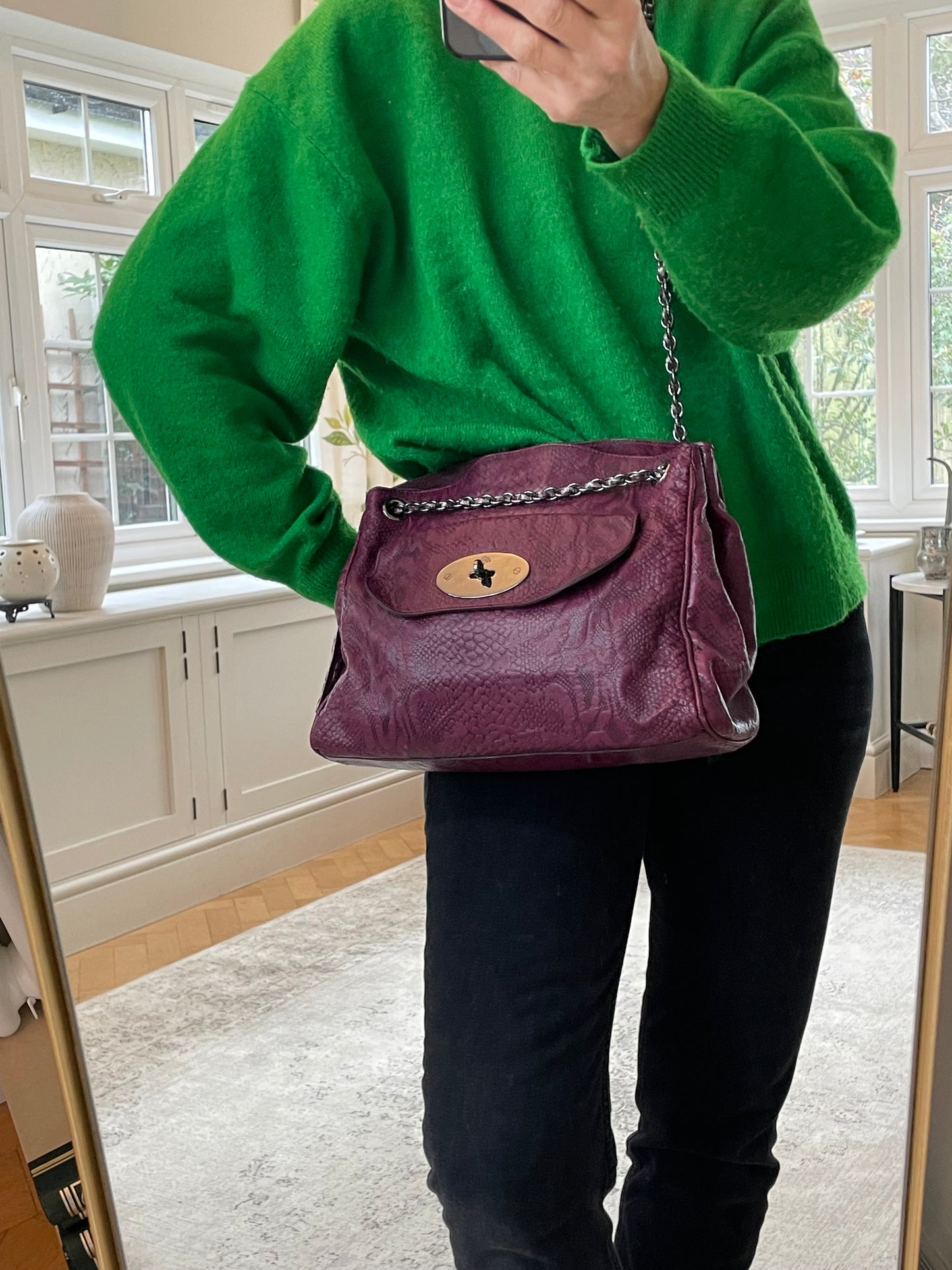 Preloved Mulberry Cory Shoulder Bag