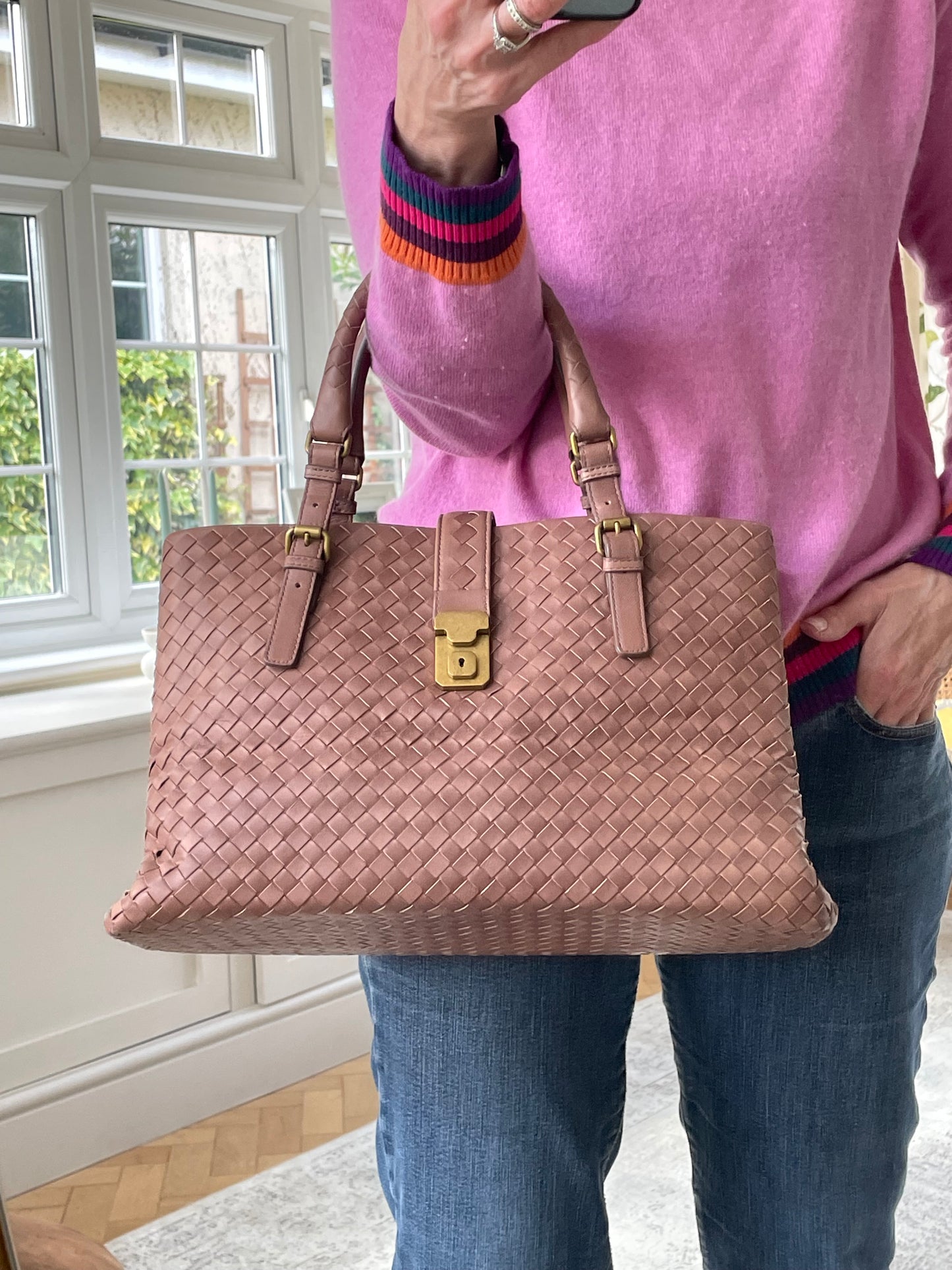 Preloved Bottega Veneta Roma Tote Bag