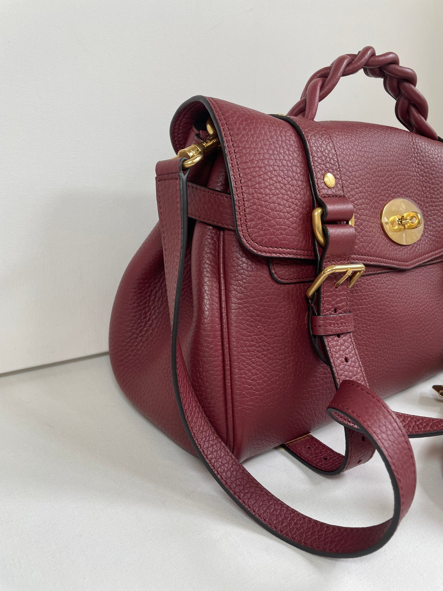 Preloved Mulberry Alexa Satchel Bag, Regular