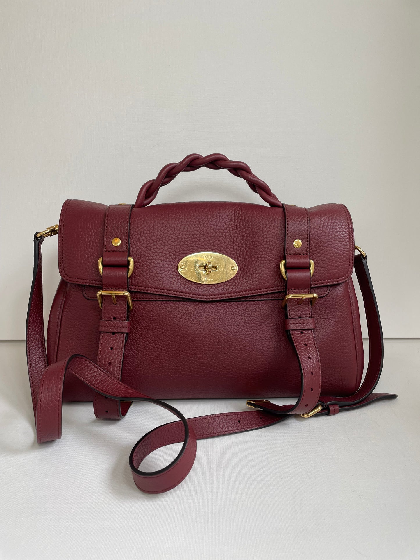 Preloved Mulberry Alexa Satchel Bag, Regular