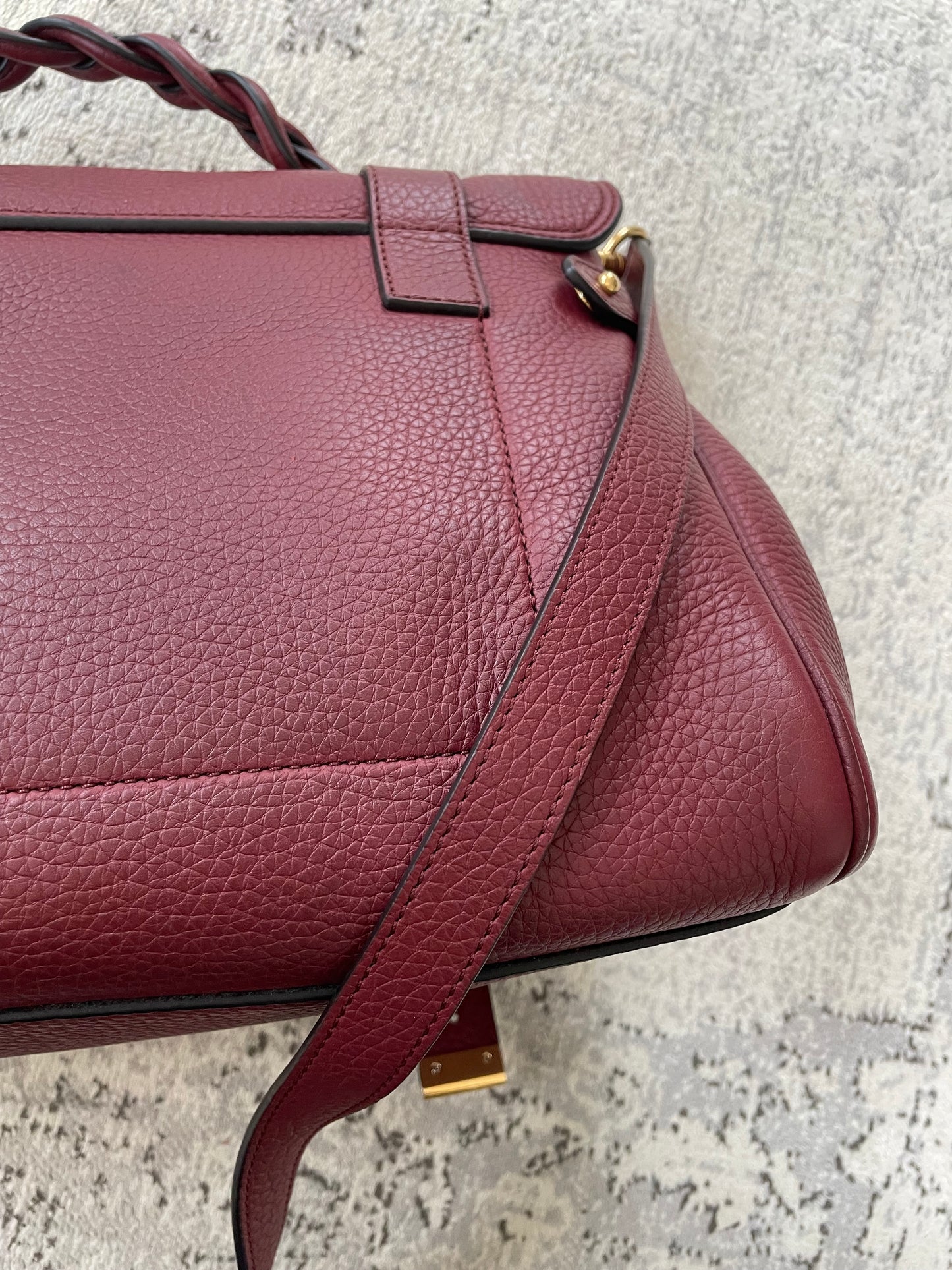 Preloved Mulberry Alexa Satchel Bag, Regular