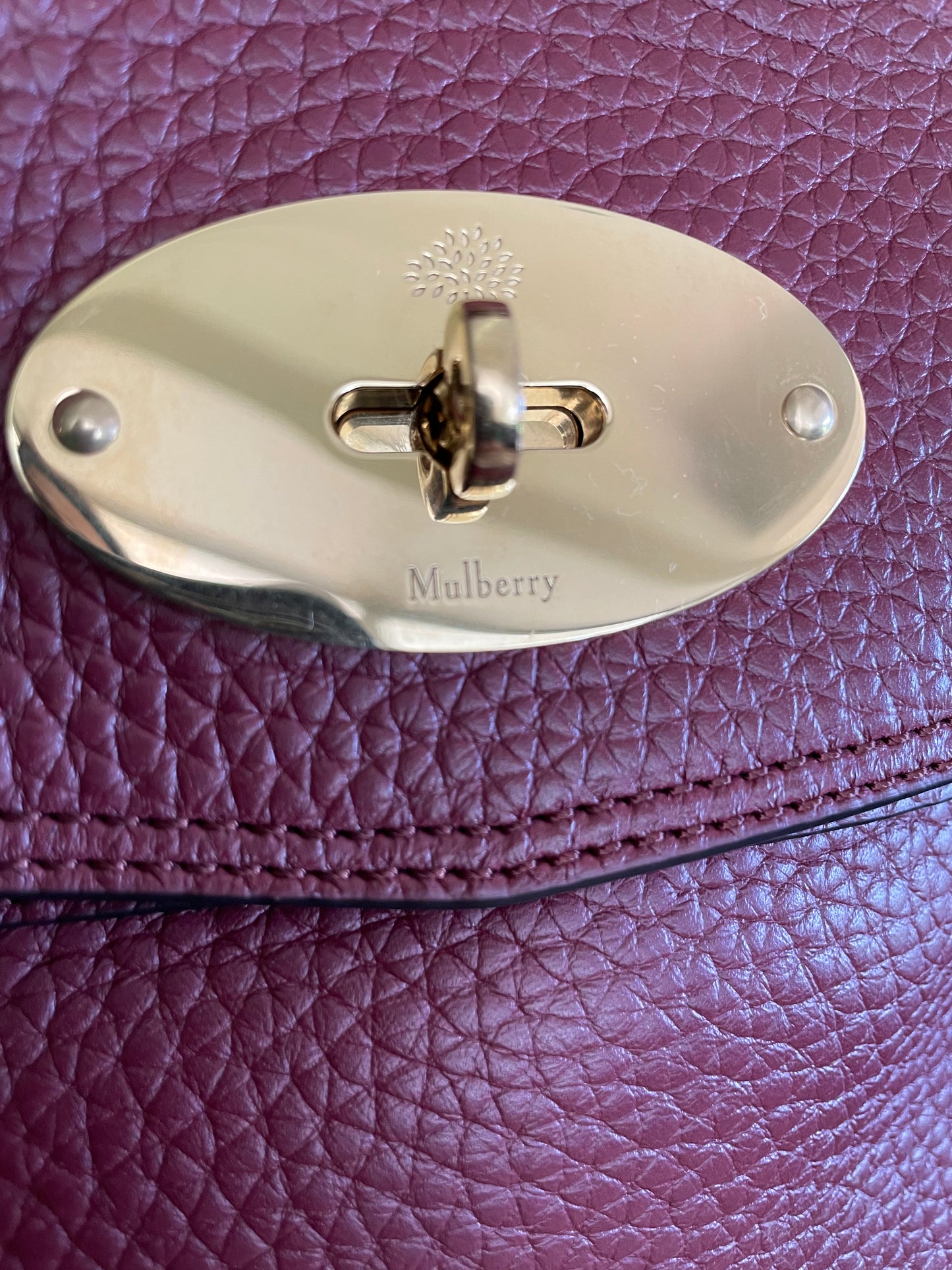 Preloved Mulberry Alexa Satchel Bag, Regular