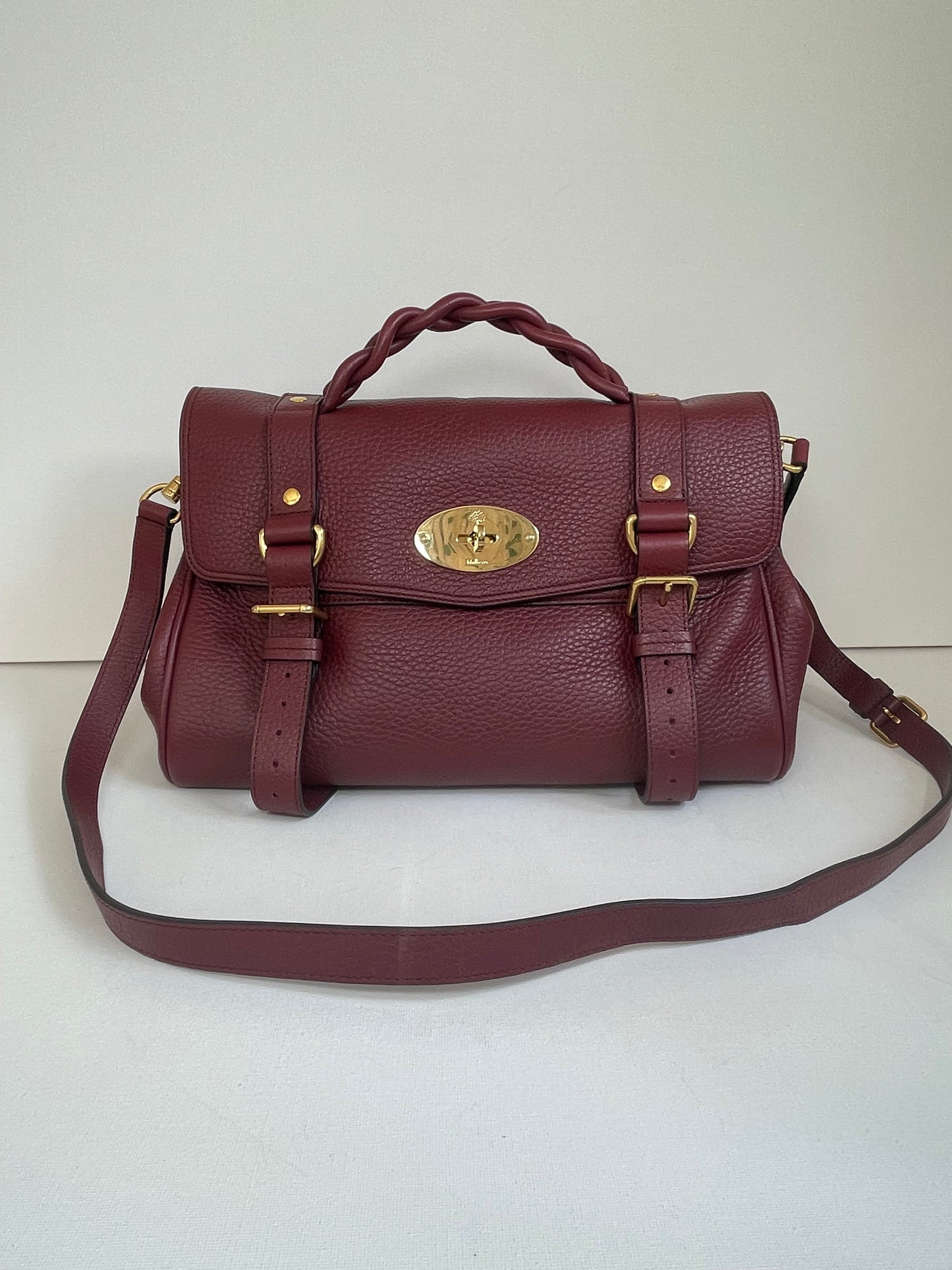 Preloved Mulberry Alexa Satchel Bag, Regular