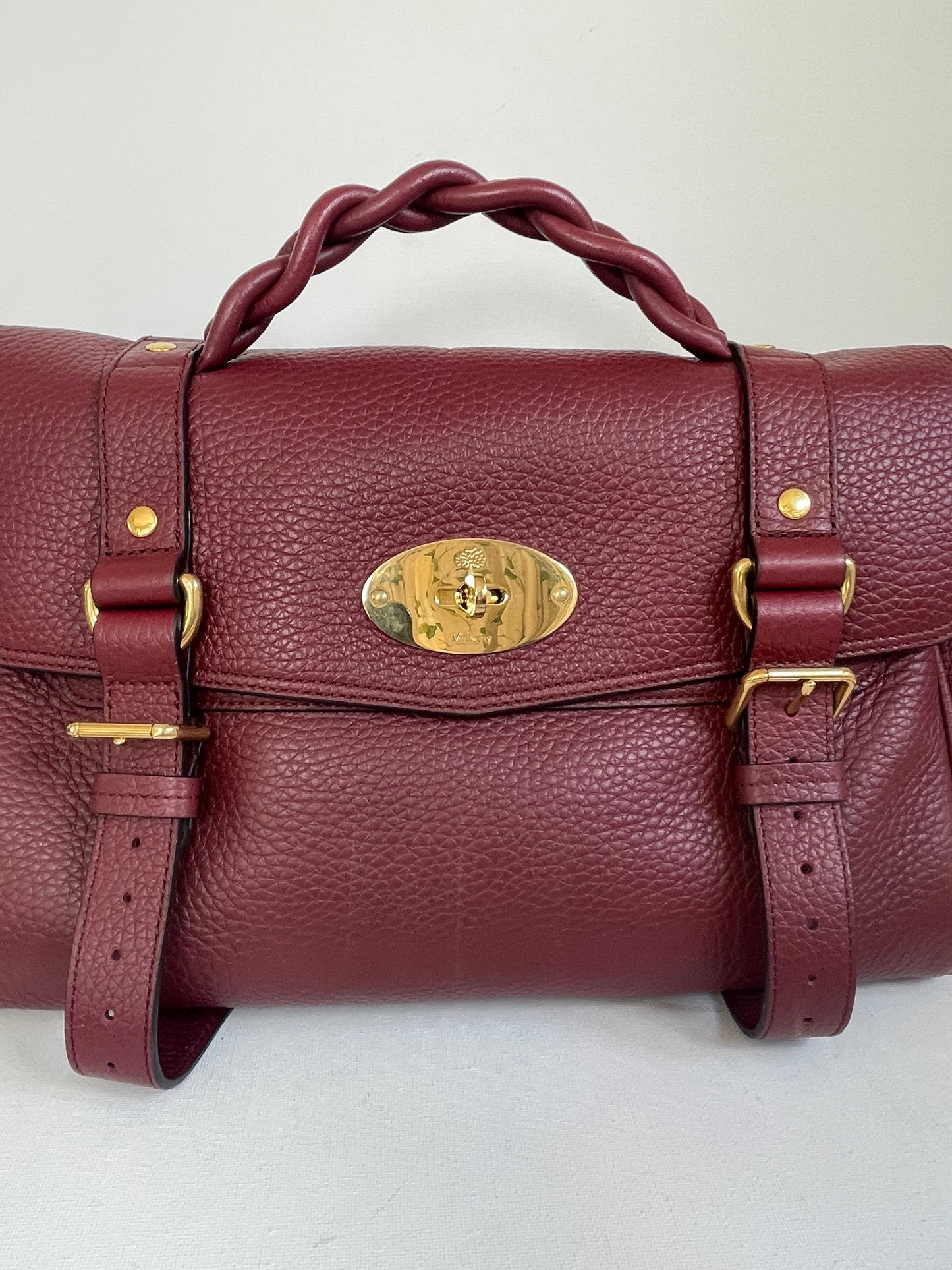 Preloved Mulberry Alexa Satchel Bag, Regular