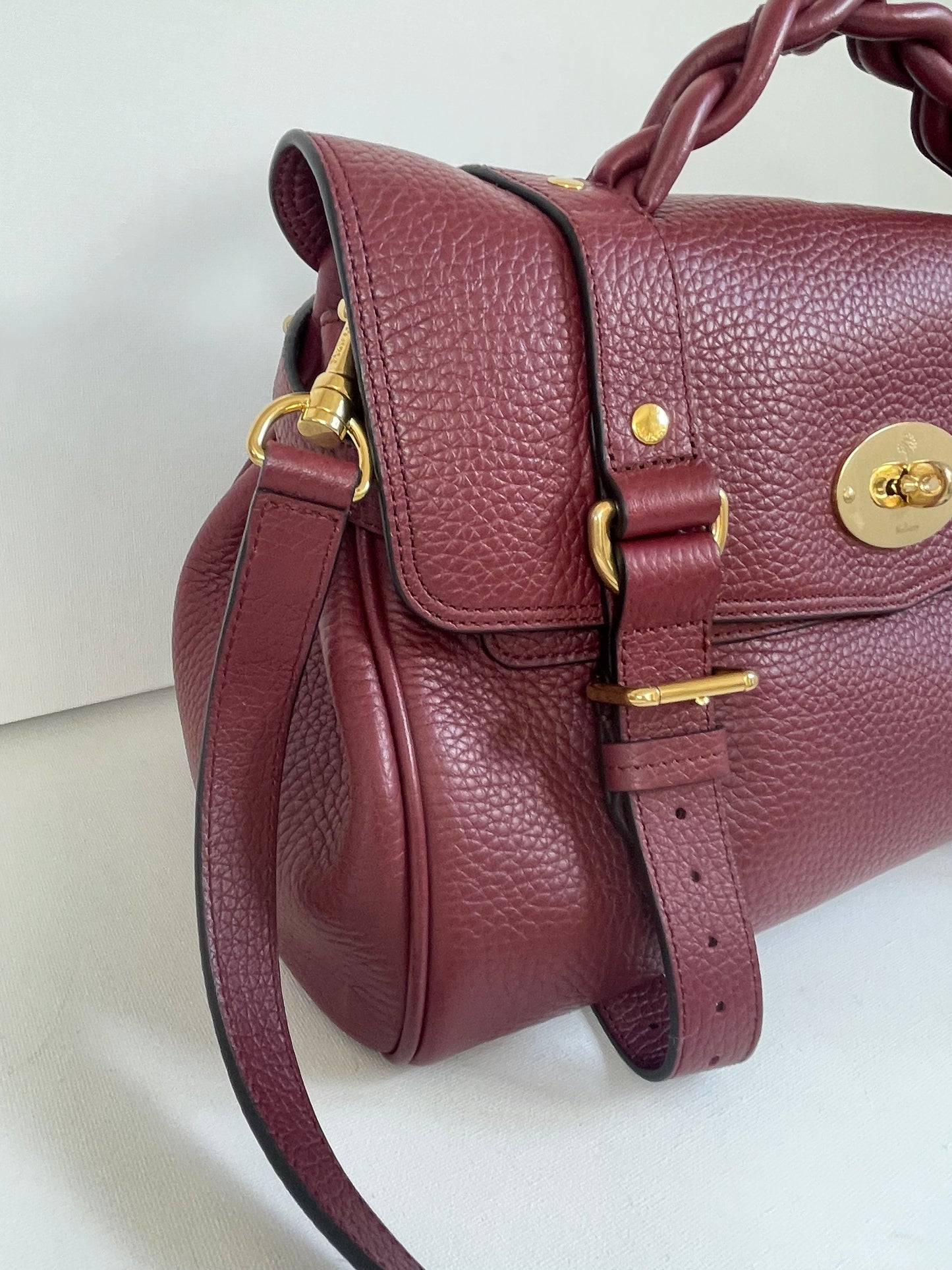 Preloved Mulberry Alexa Satchel Bag, Regular