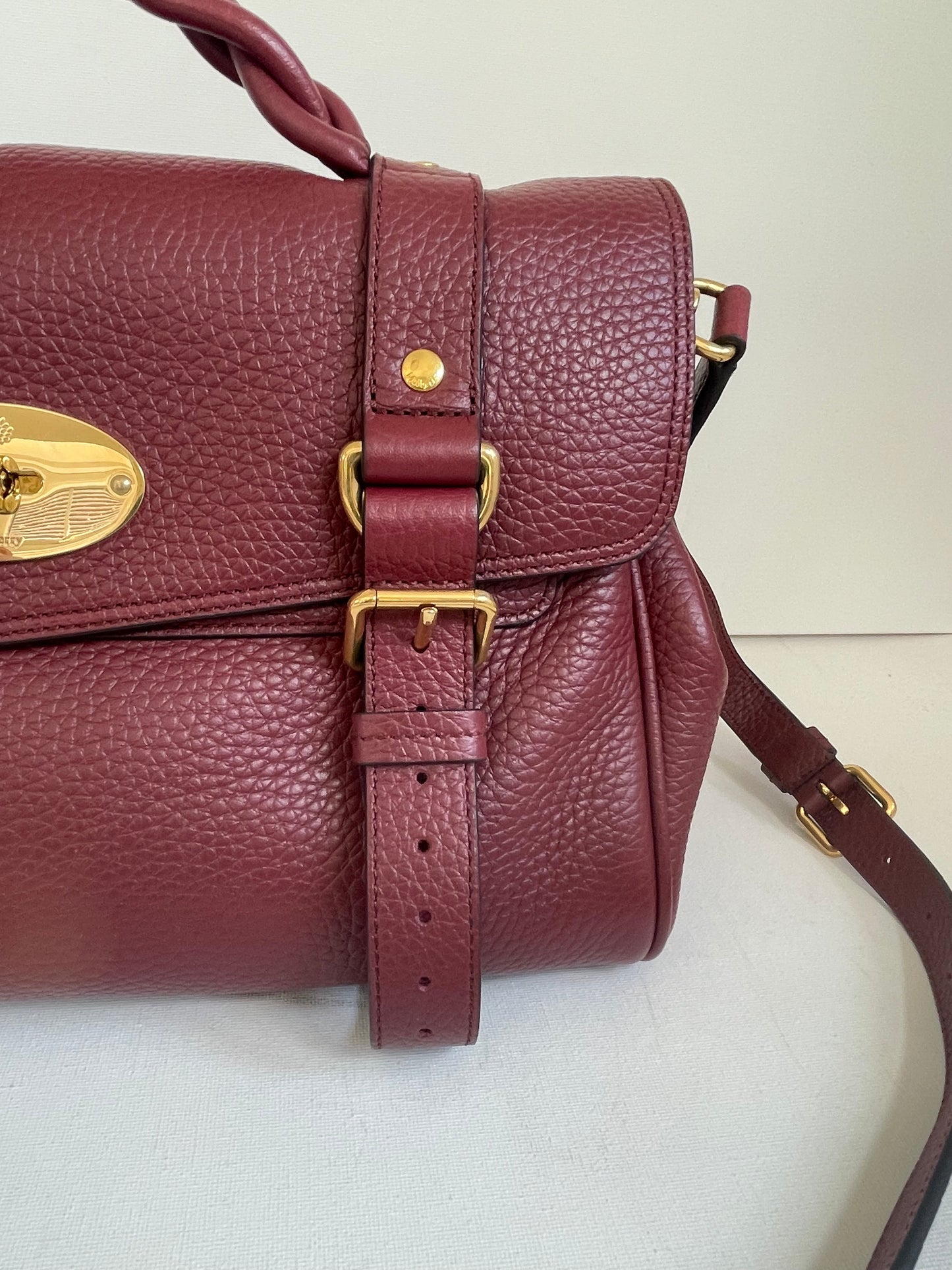 Preloved Mulberry Alexa Satchel Bag, Regular