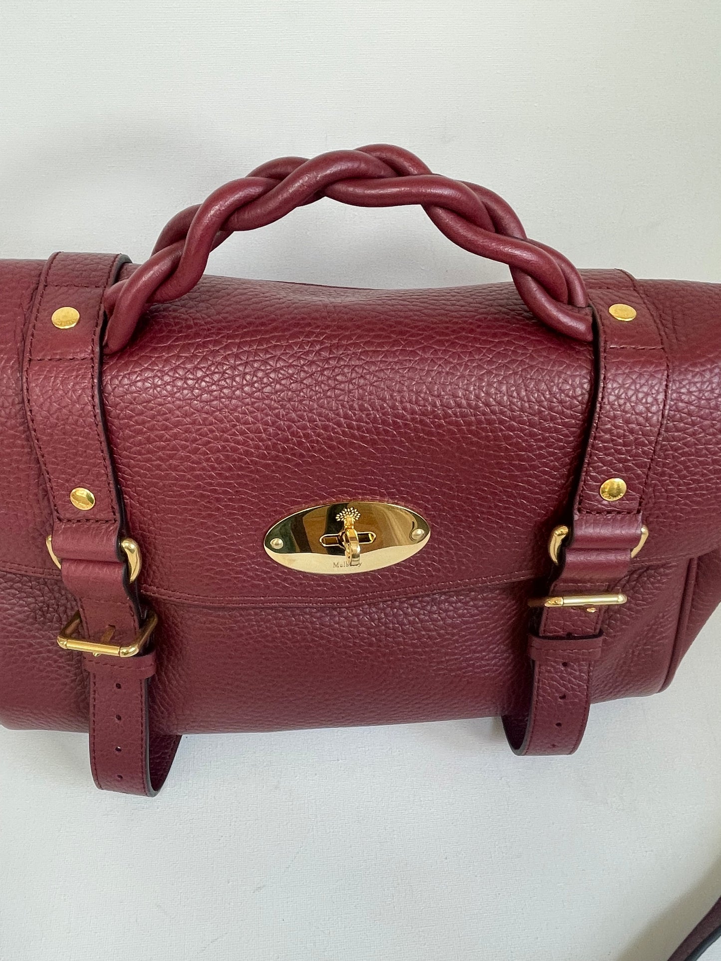 Preloved Mulberry Alexa Satchel Bag, Regular