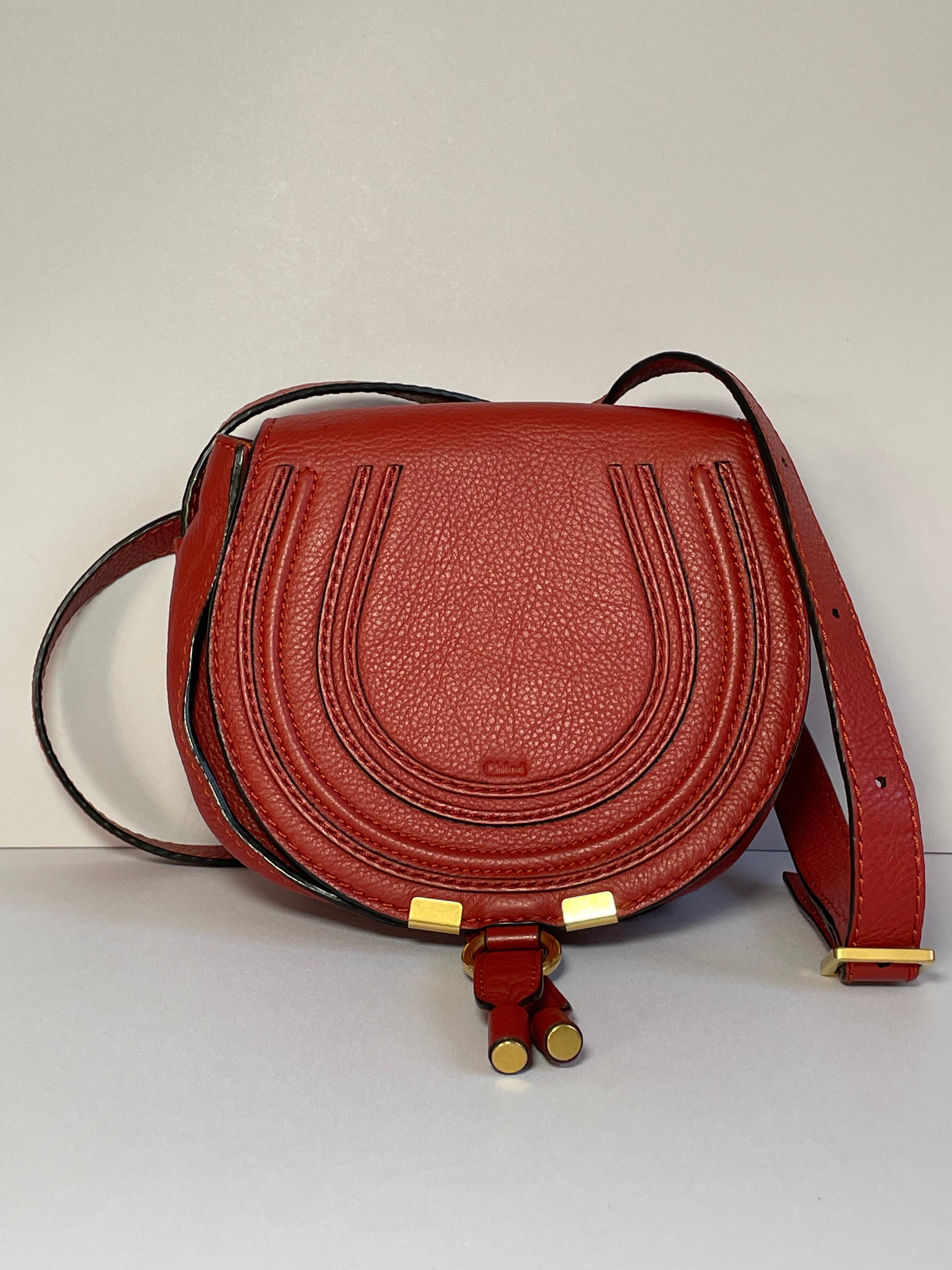 Chloe mini cheap marcie red