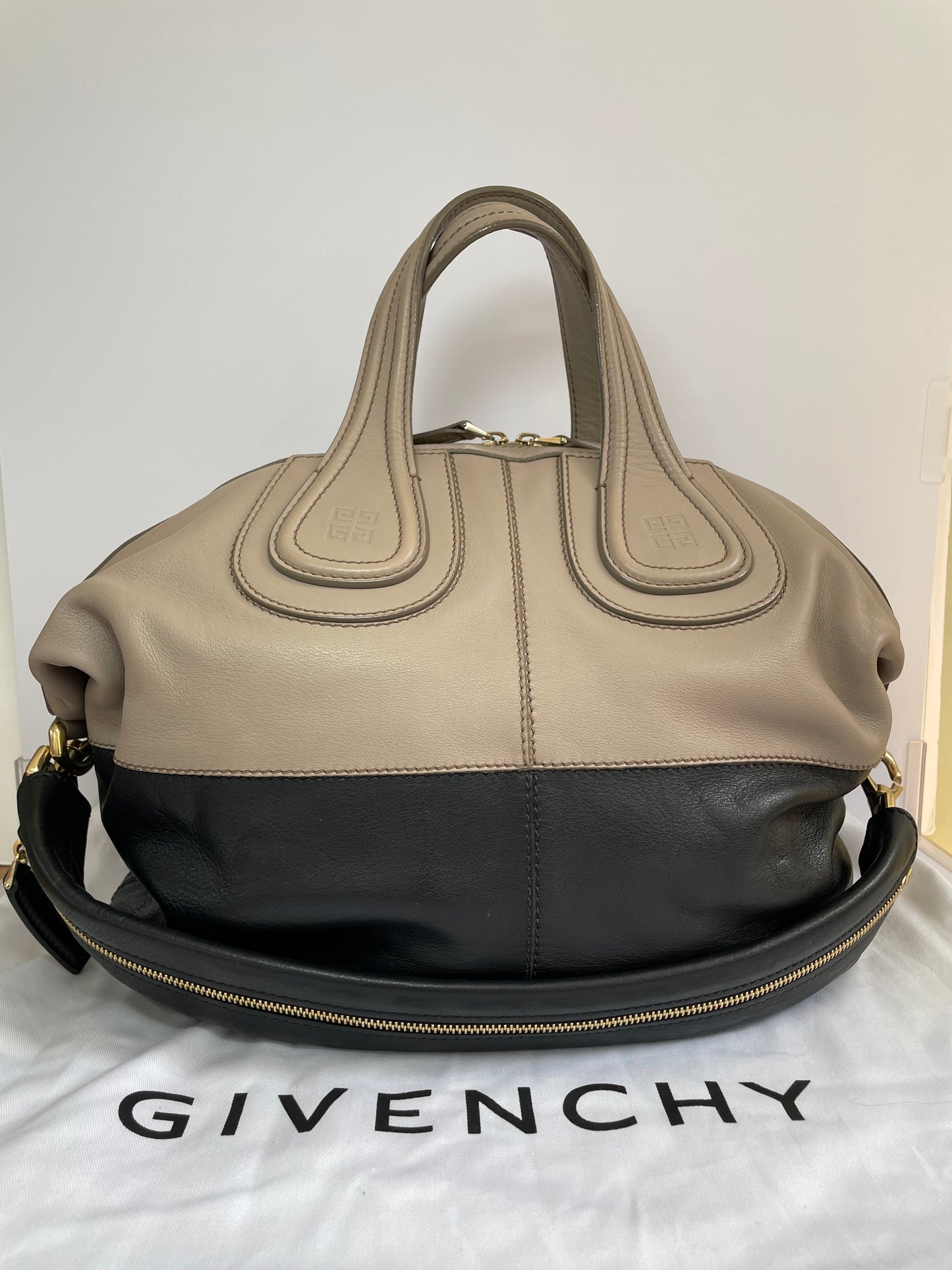 Preloved Givenchy Nightingale Shoulder Tote Bag, Medium