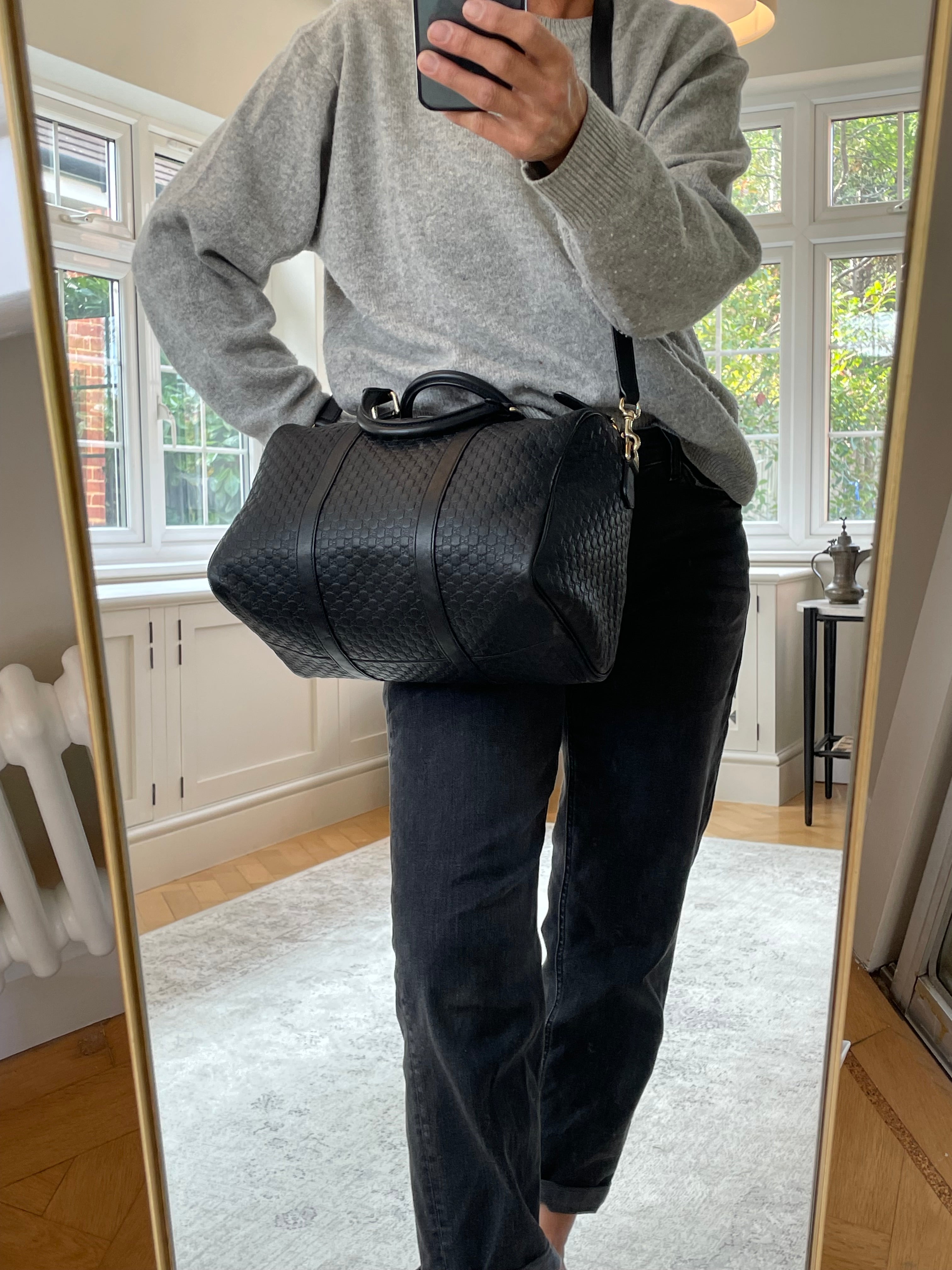 Gucci top sale handle boston bag