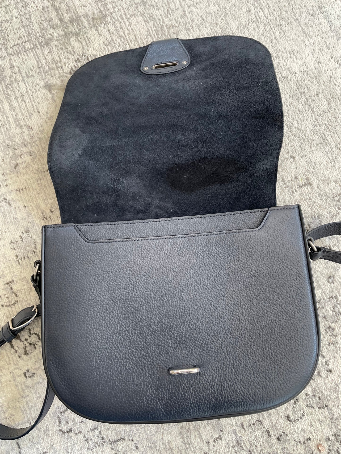 Preloved Mulberry Tenby Satchel Shoulder Bag, Large