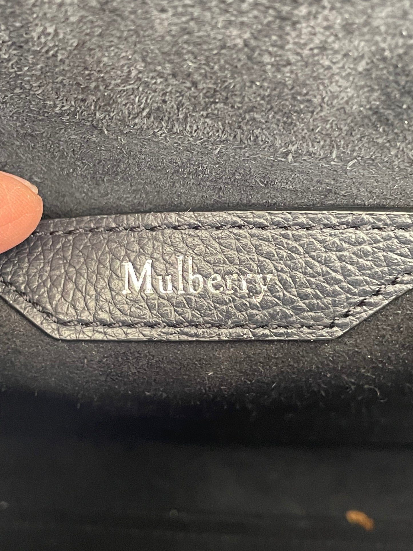 Preloved Mulberry Tenby Satchel Shoulder Bag, Large