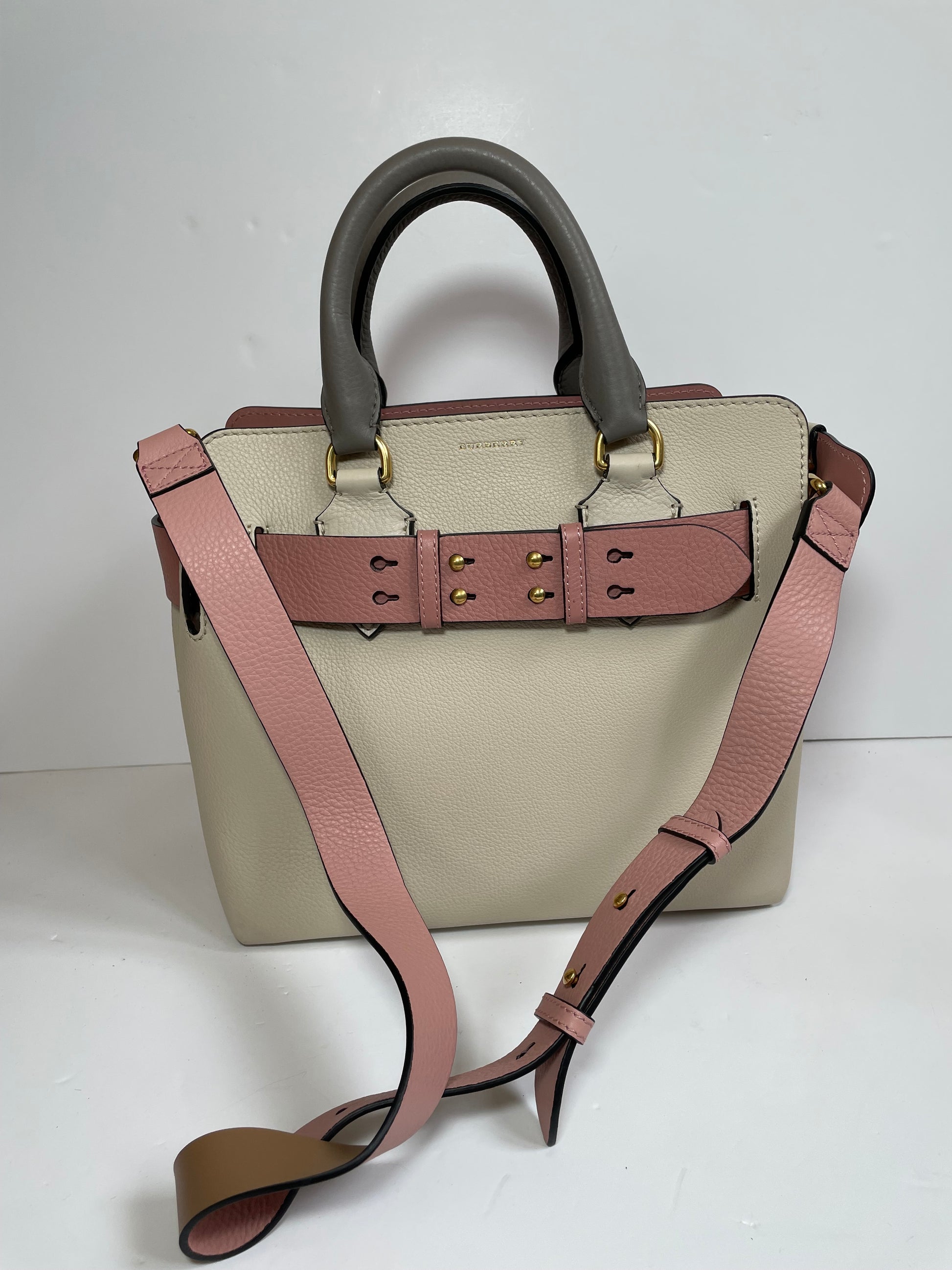 Burberry Dusty Rose Pink New Banner Tote Bag