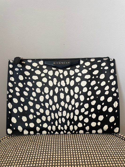 Givenchy Antigona Zip Pouch Clutch Bag