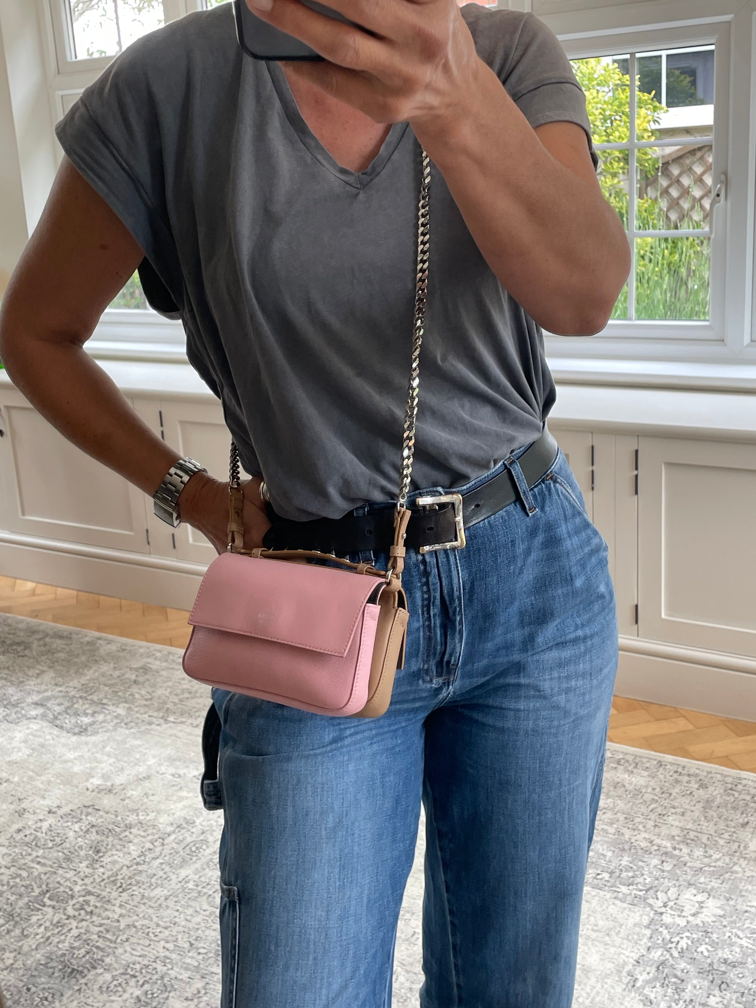 Fendi double 2025 micro baguette