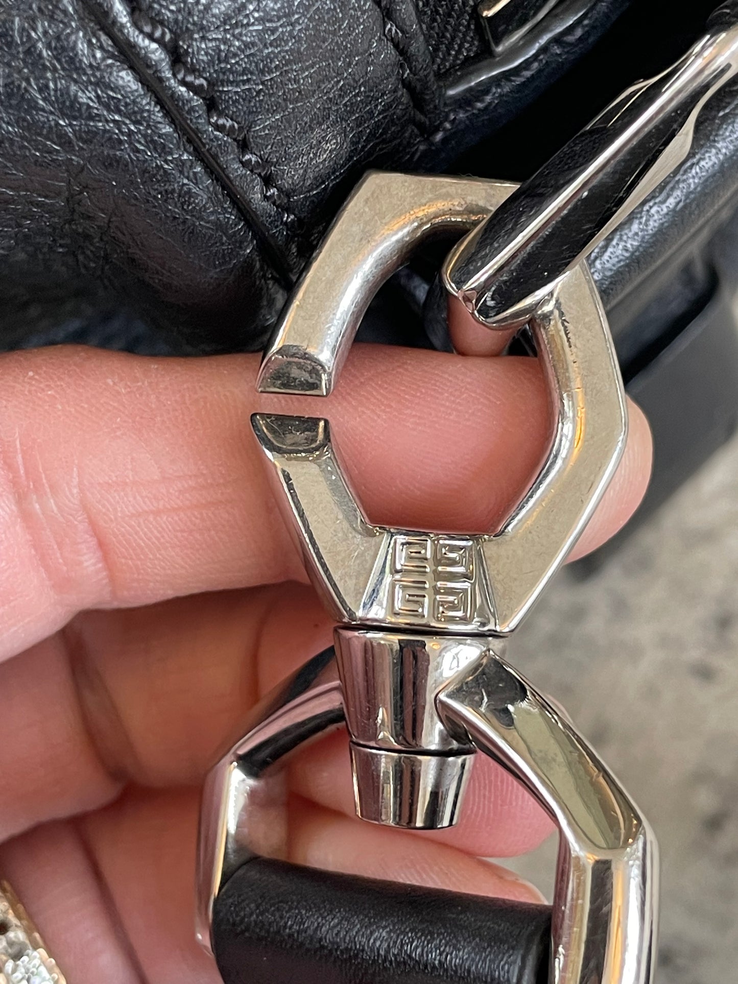 Preloved Givenchy Nightingale Shoulder Tote Bag, Small