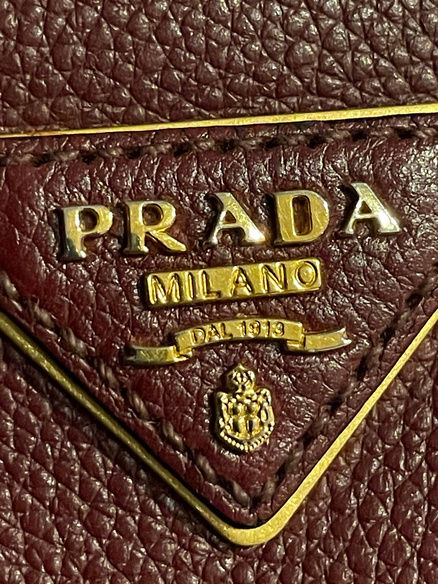 Preloved Prada Vitello Daino Tote Bag