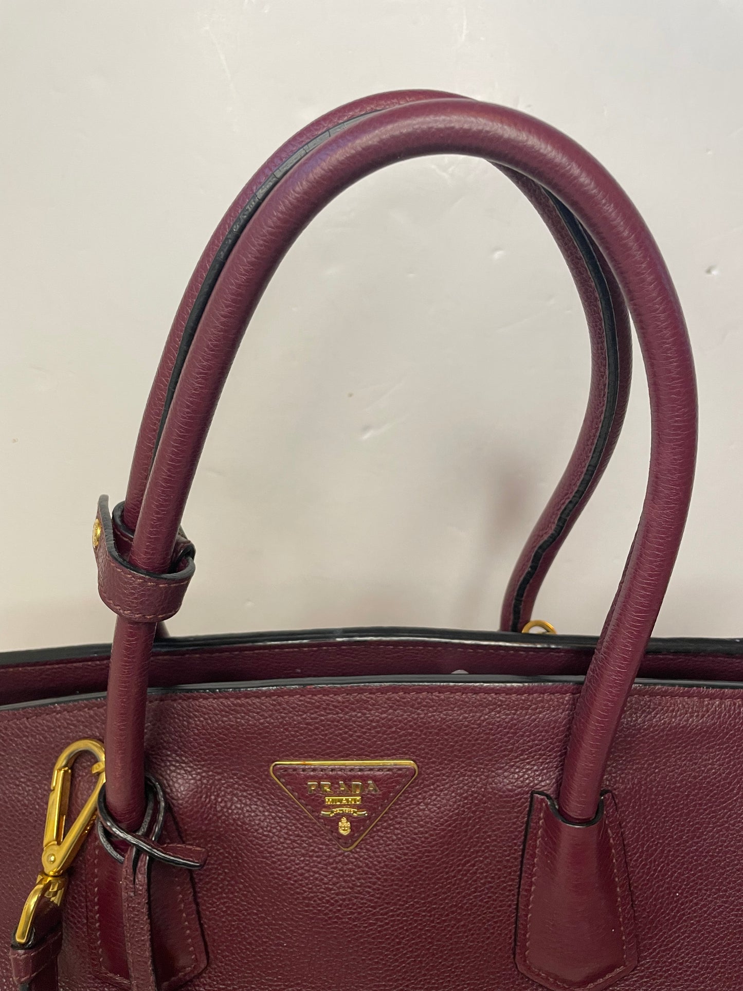 Preloved Prada Vitello Daino Tote Bag