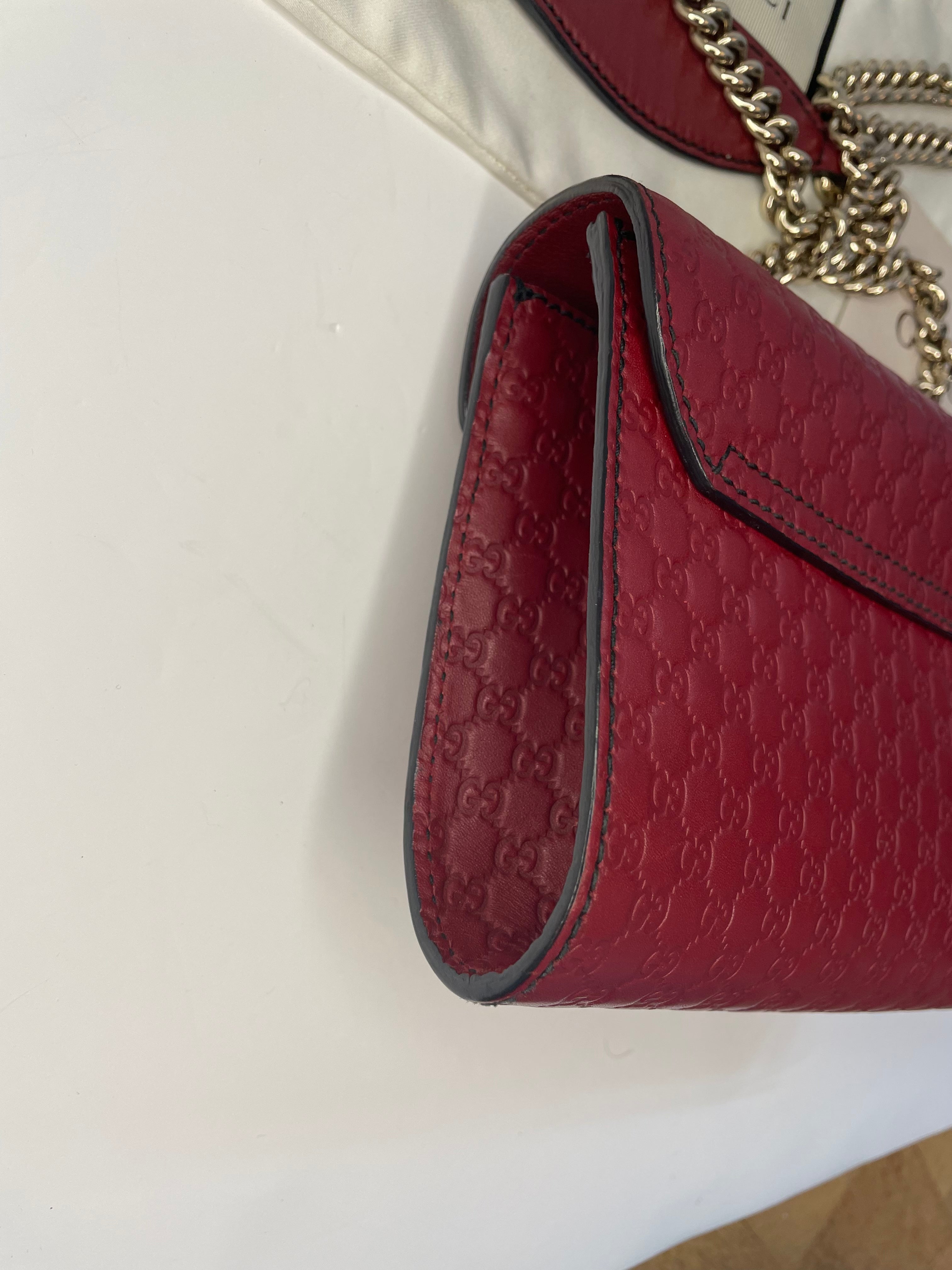 Gucci red mini online bag