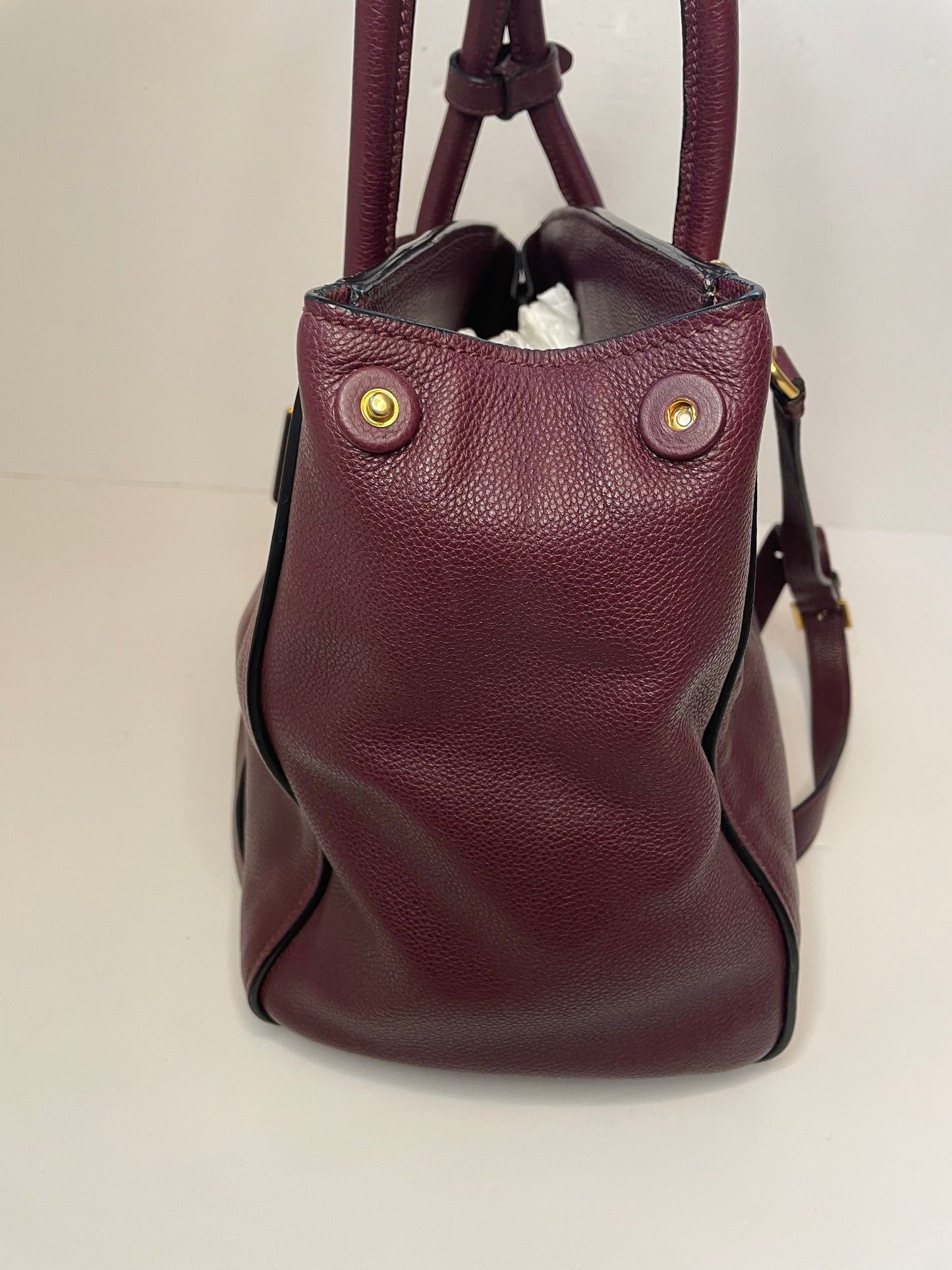 Preloved Prada Vitello Daino Tote Bag