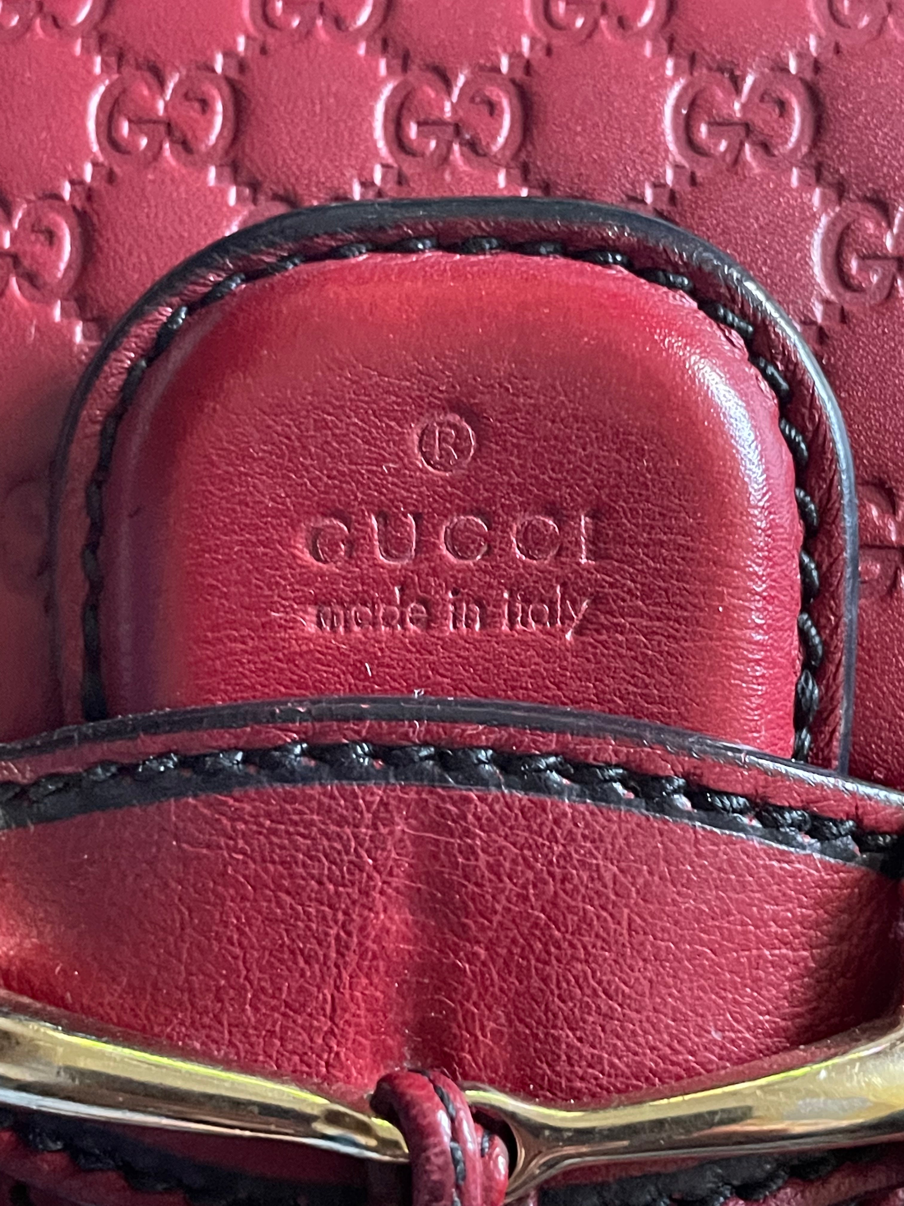 Mini red gucci on sale bag