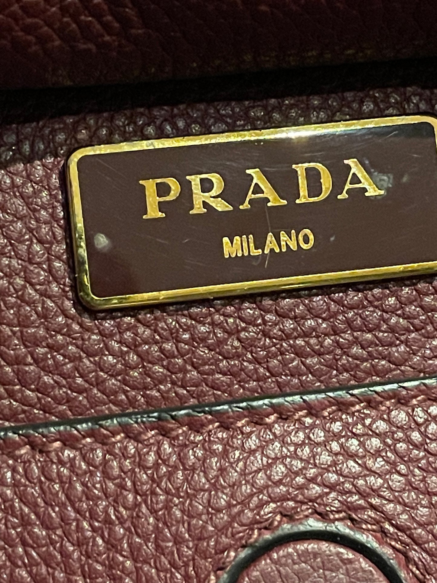 Preloved Prada Vitello Daino Tote Bag