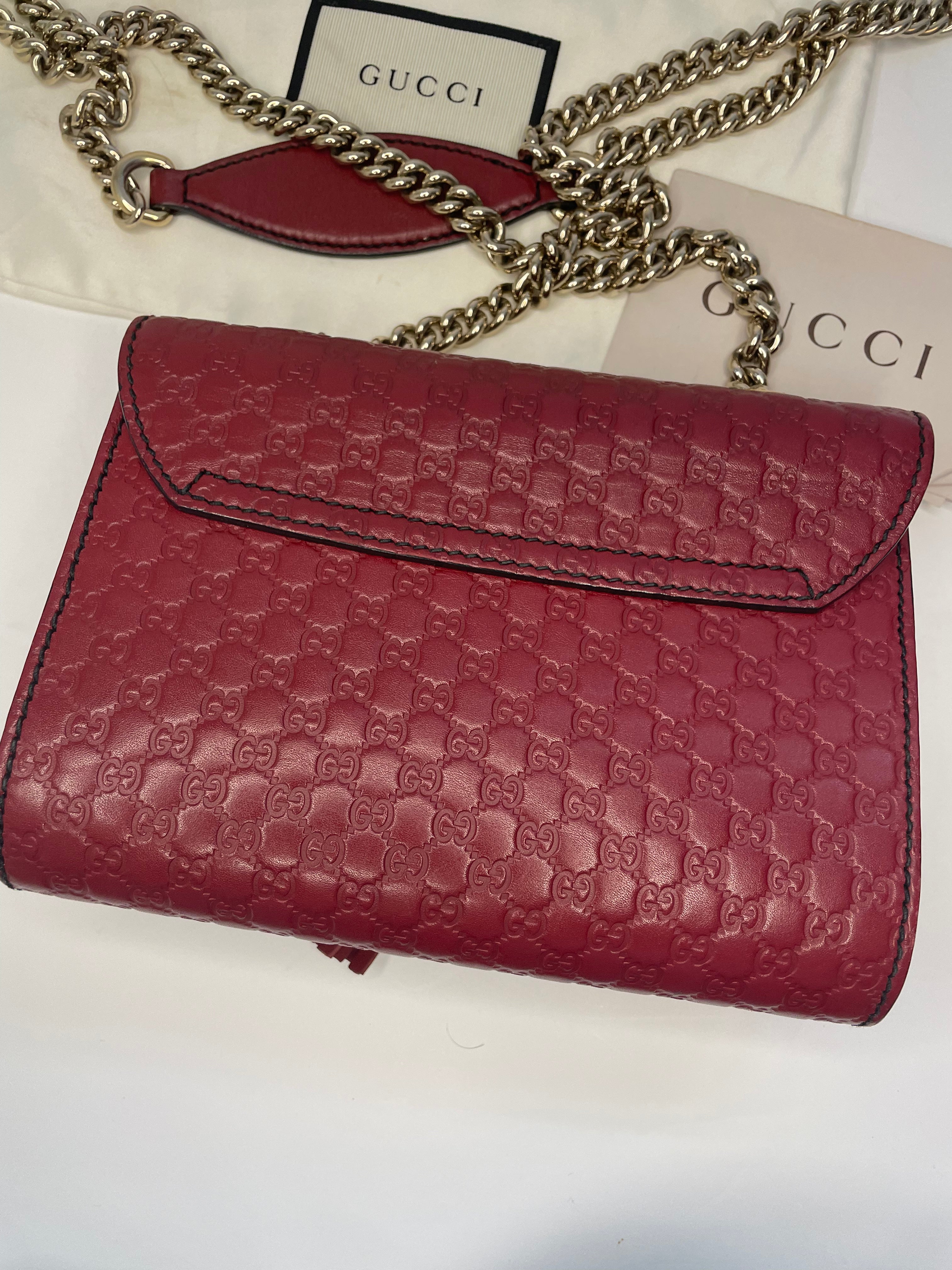 Emily guccissima chain shoulder bag new arrivals